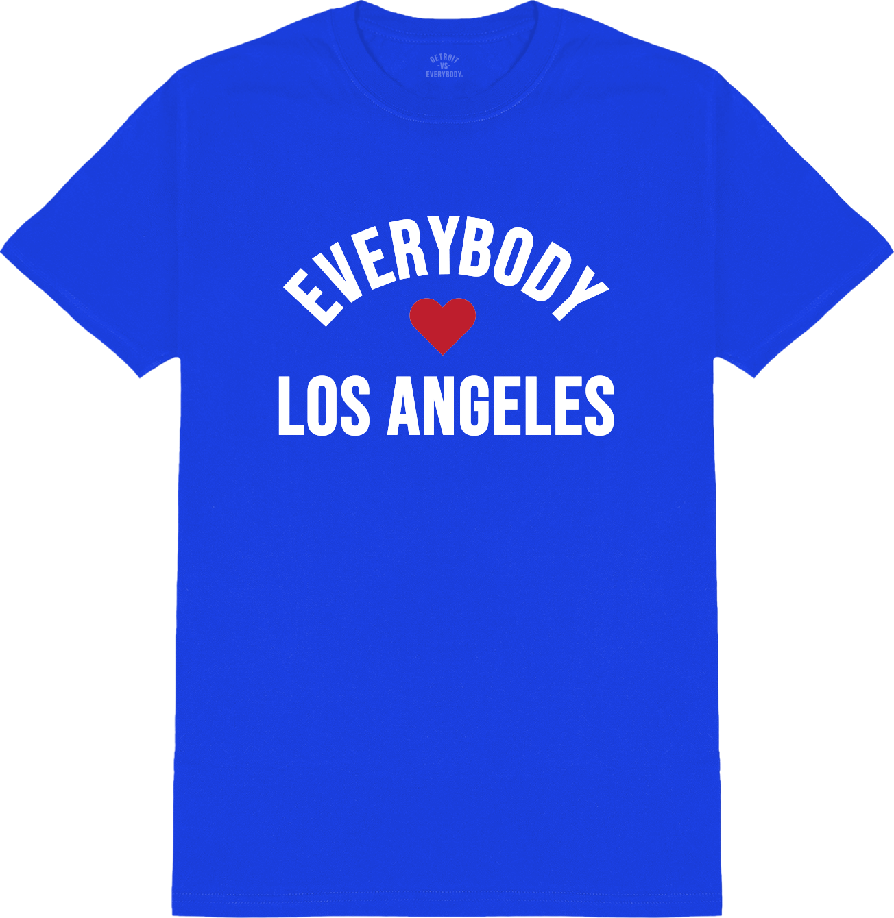 Everybody Loves Los Angeles T-Shirt- Blue/White image 0