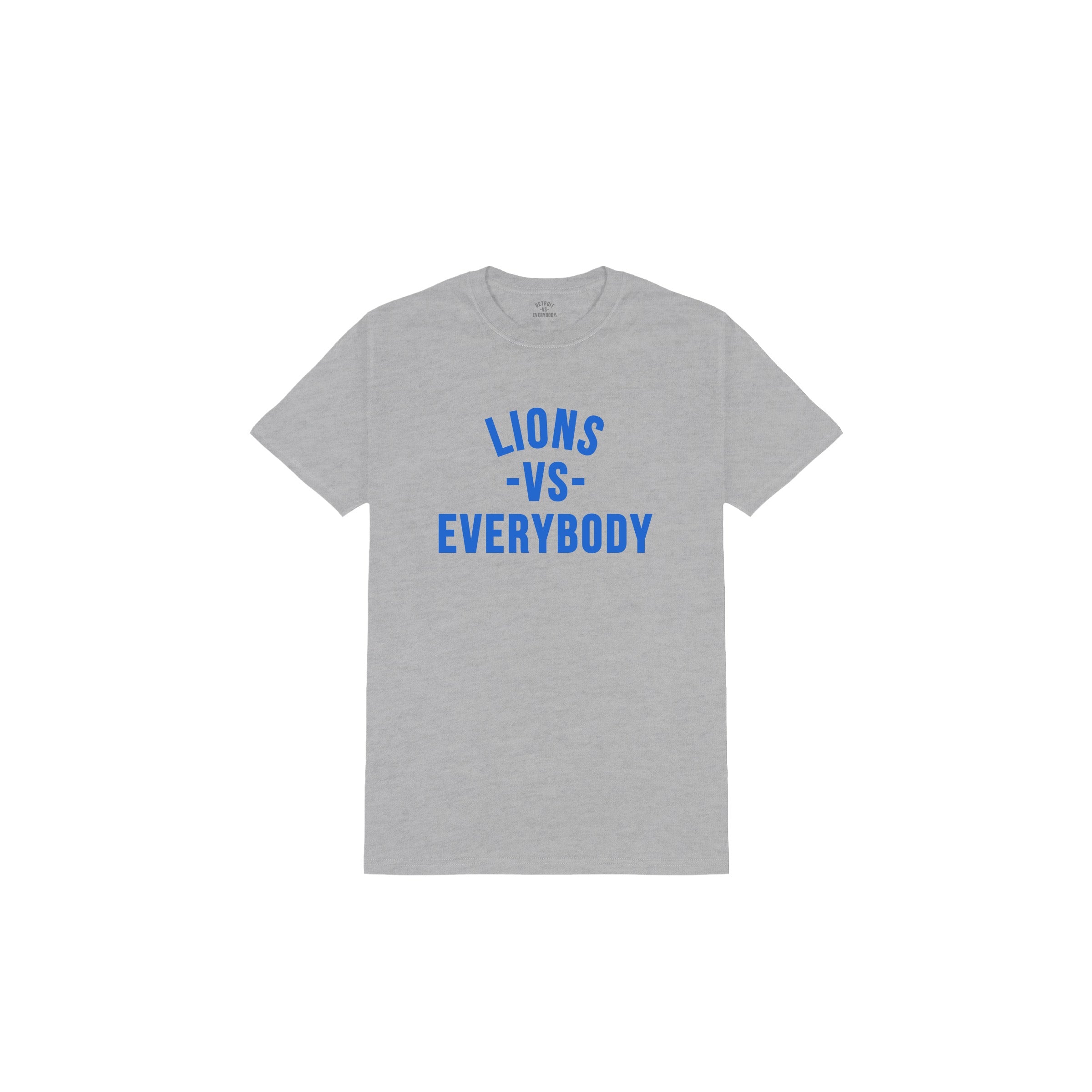 Lions VS Everybody T-Shirt- Grey/Blue image 0