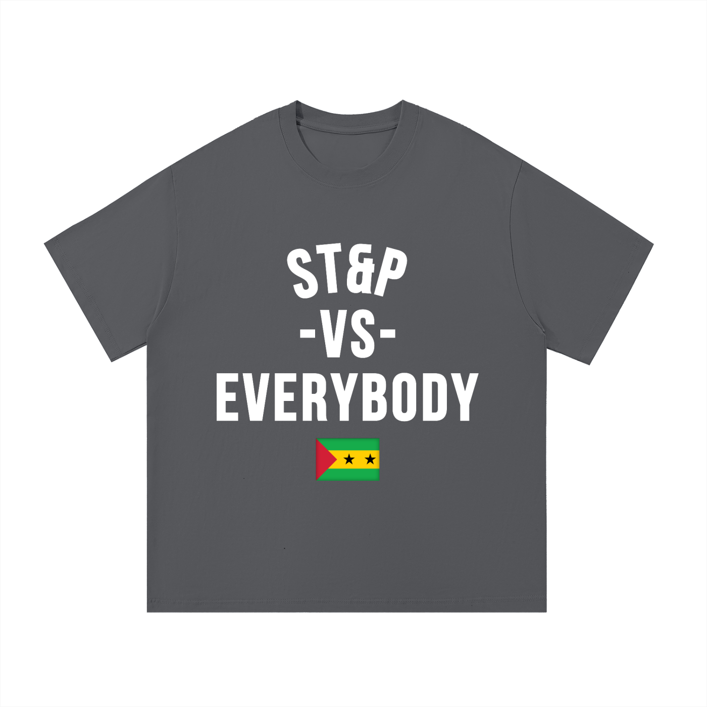 São Tomé and Príncipe Vs Everybody Essential Cotton T-Shirt