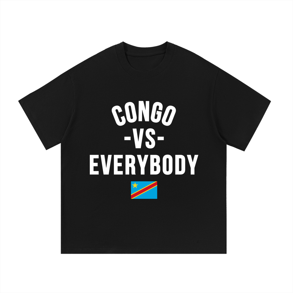 Congo Vs Everybody Essential Cotton T-Shirt