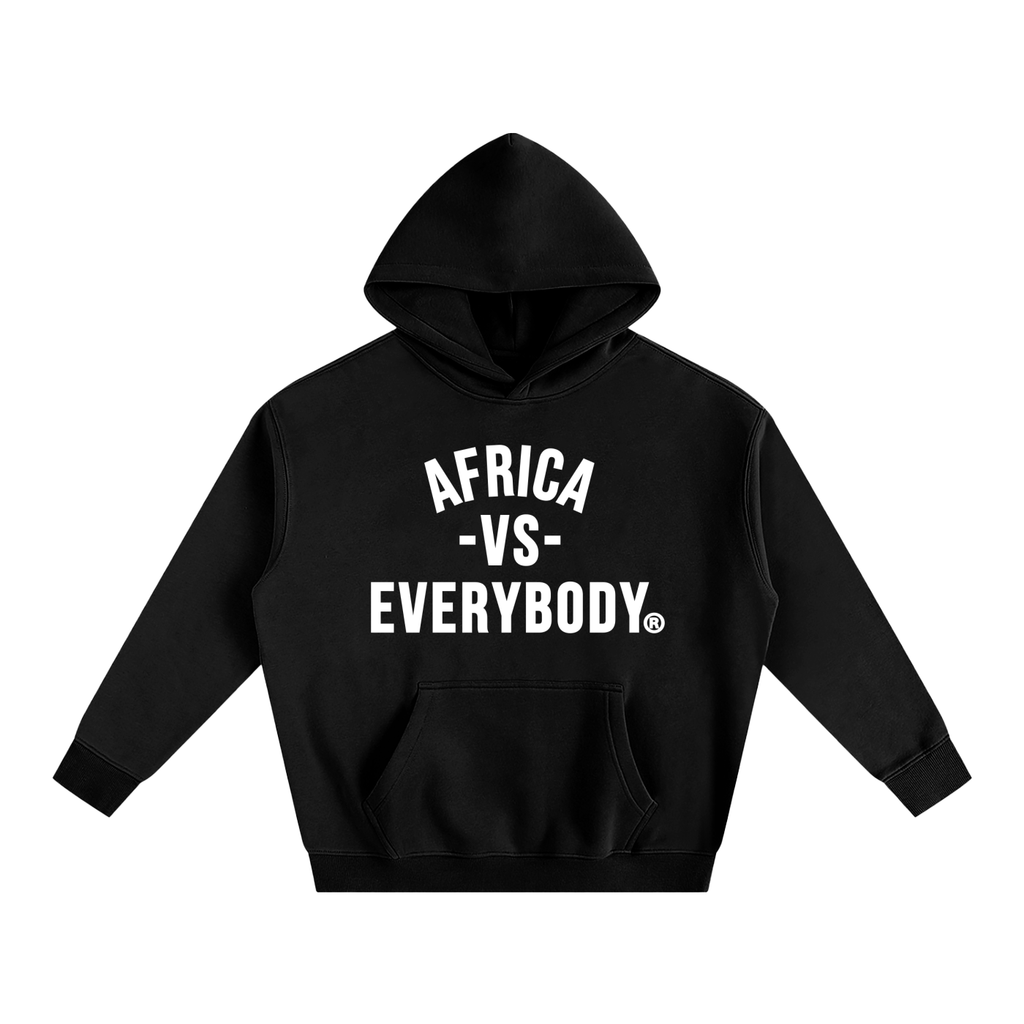 Africa Vs Everybody Oversize Fleeced Hoodie