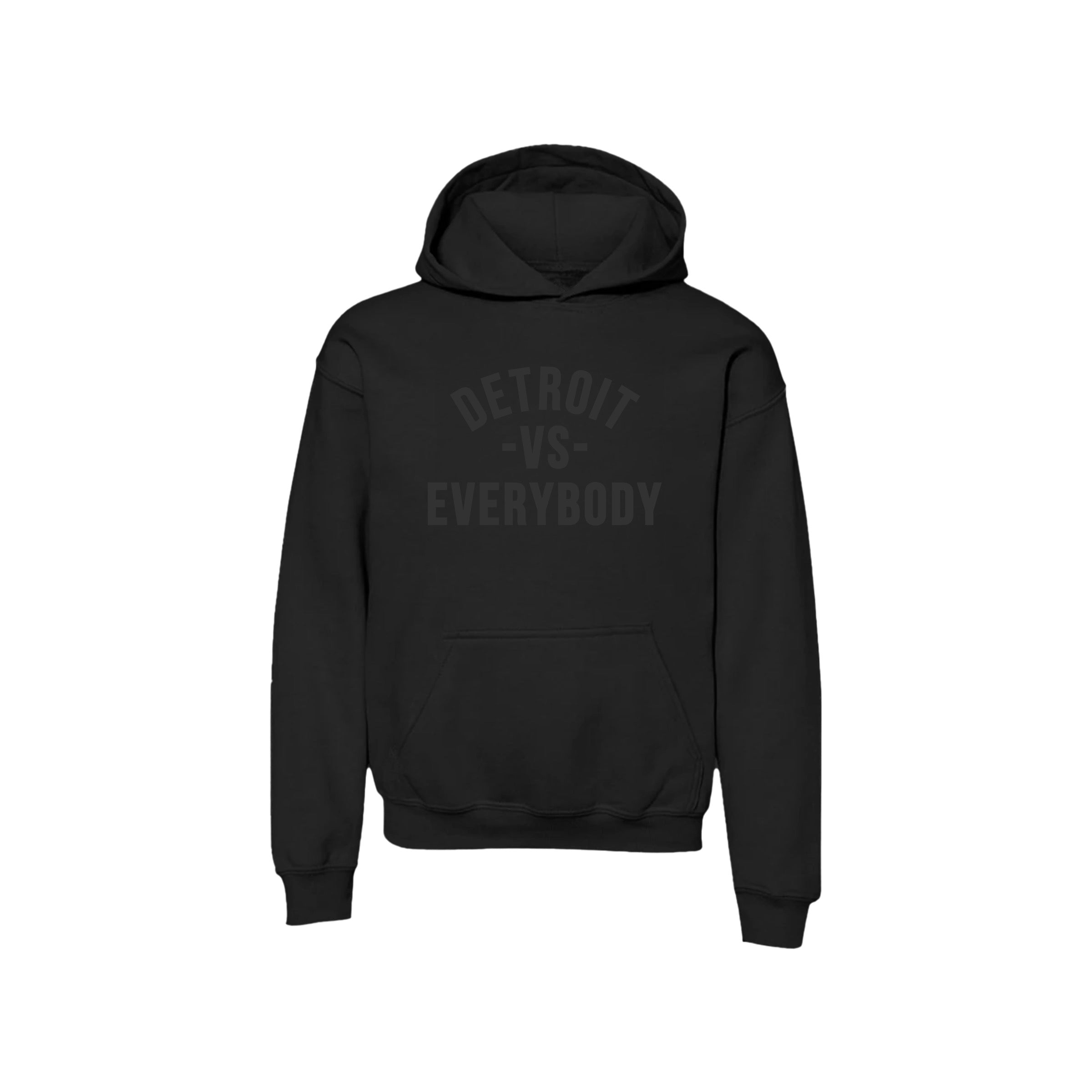 Youth Detroit VS Everybody Hoodie- Black/Black image 0