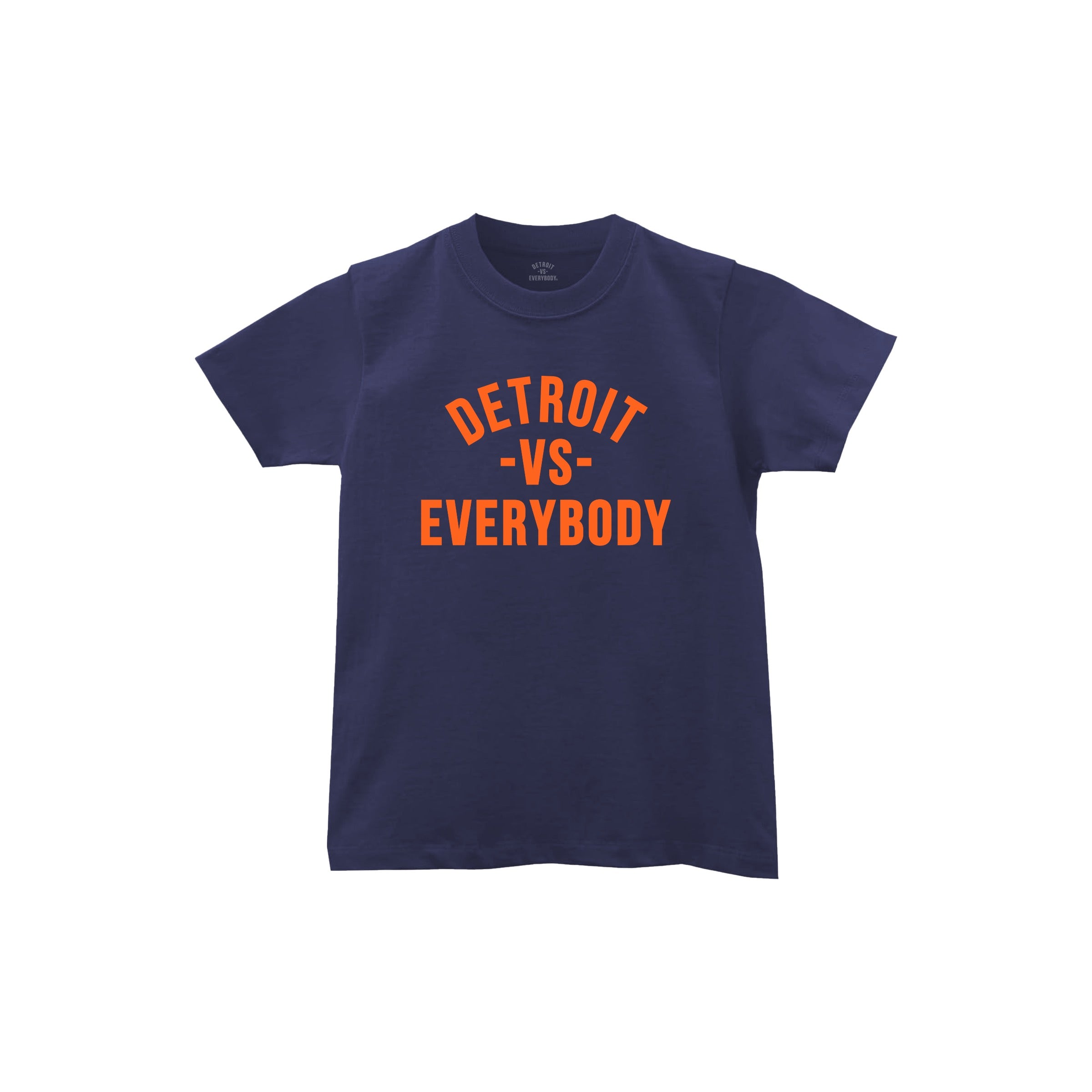 Youth Detroit VS Everybody T-Shirt- Blue/Orange image 0