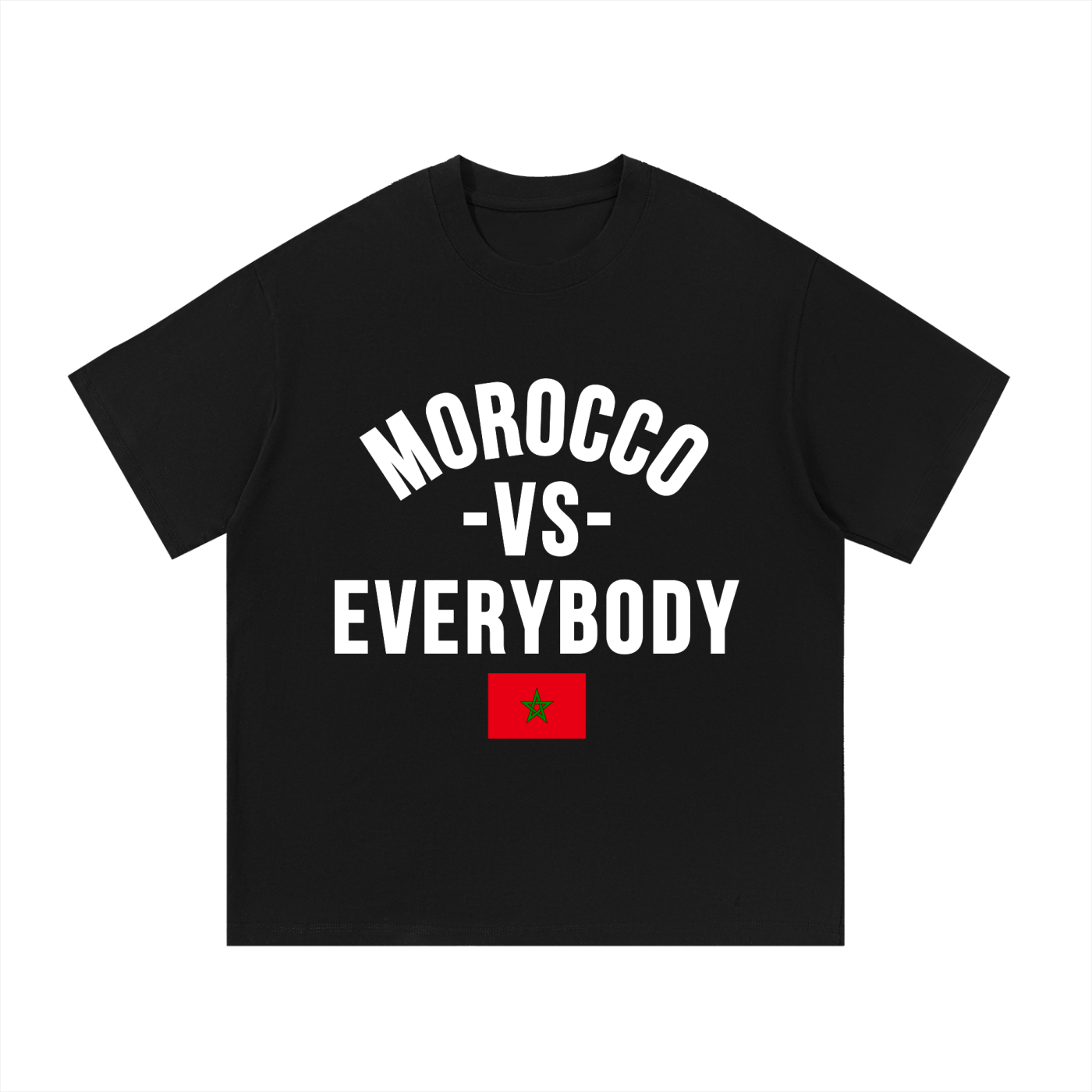Morocco Vs Everybody Essential Cotton T-Shirt