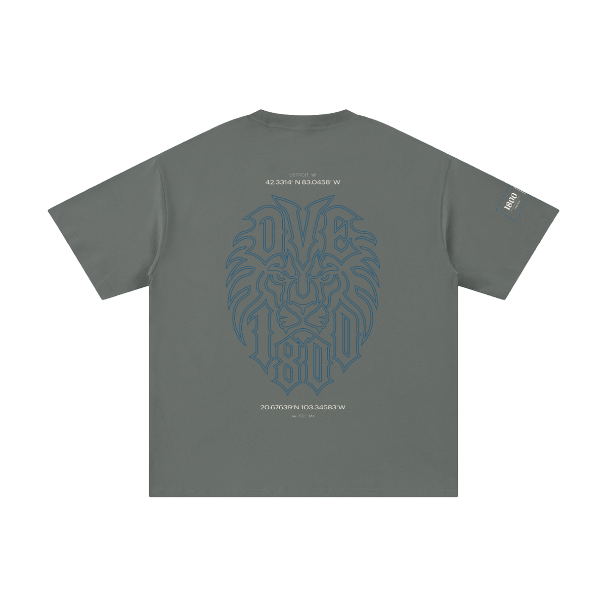 Detroit Loves Tequila Roar Tee