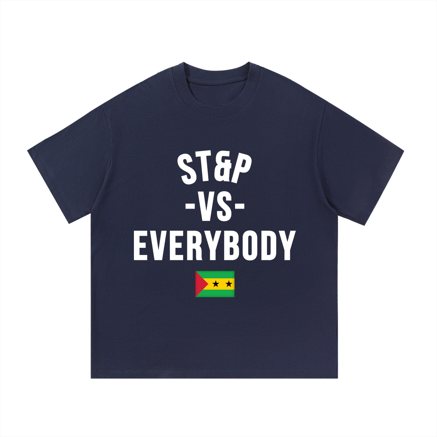 São Tomé and Príncipe Vs Everybody Essential Cotton T-Shirt
