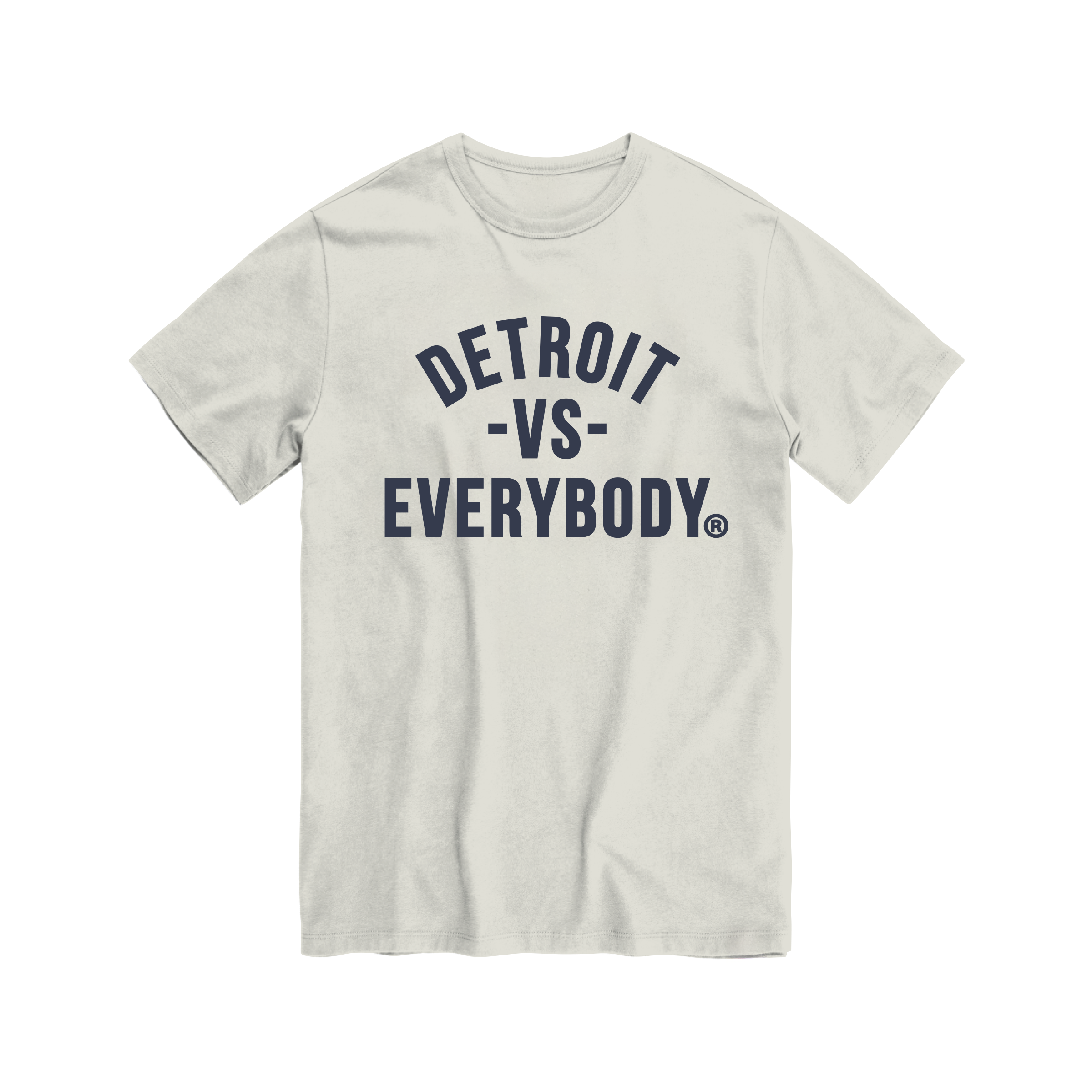 Detroit Vs Everybody Tee -Tan/Navy