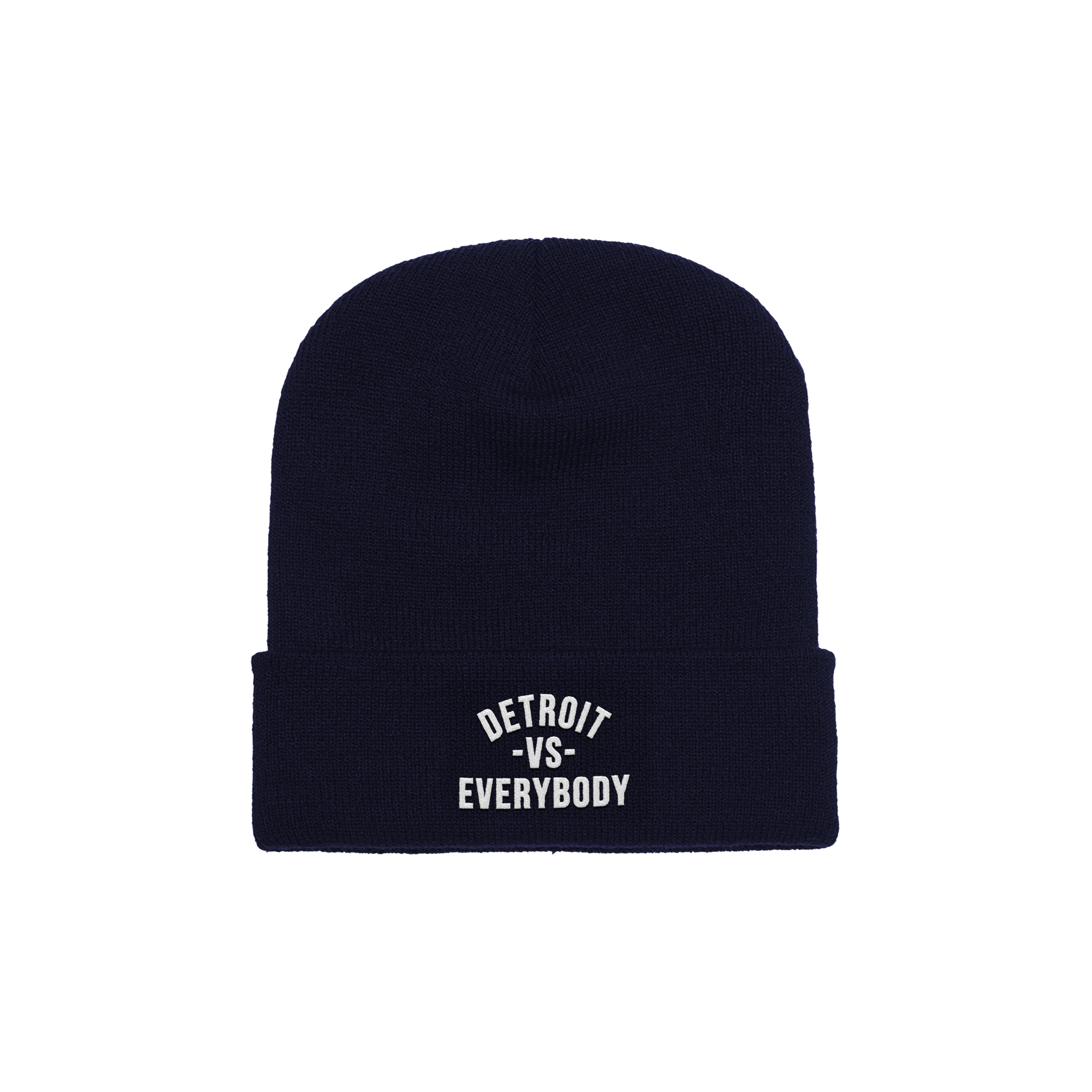 Detroit Vs Everybody Skullie - Navy/White