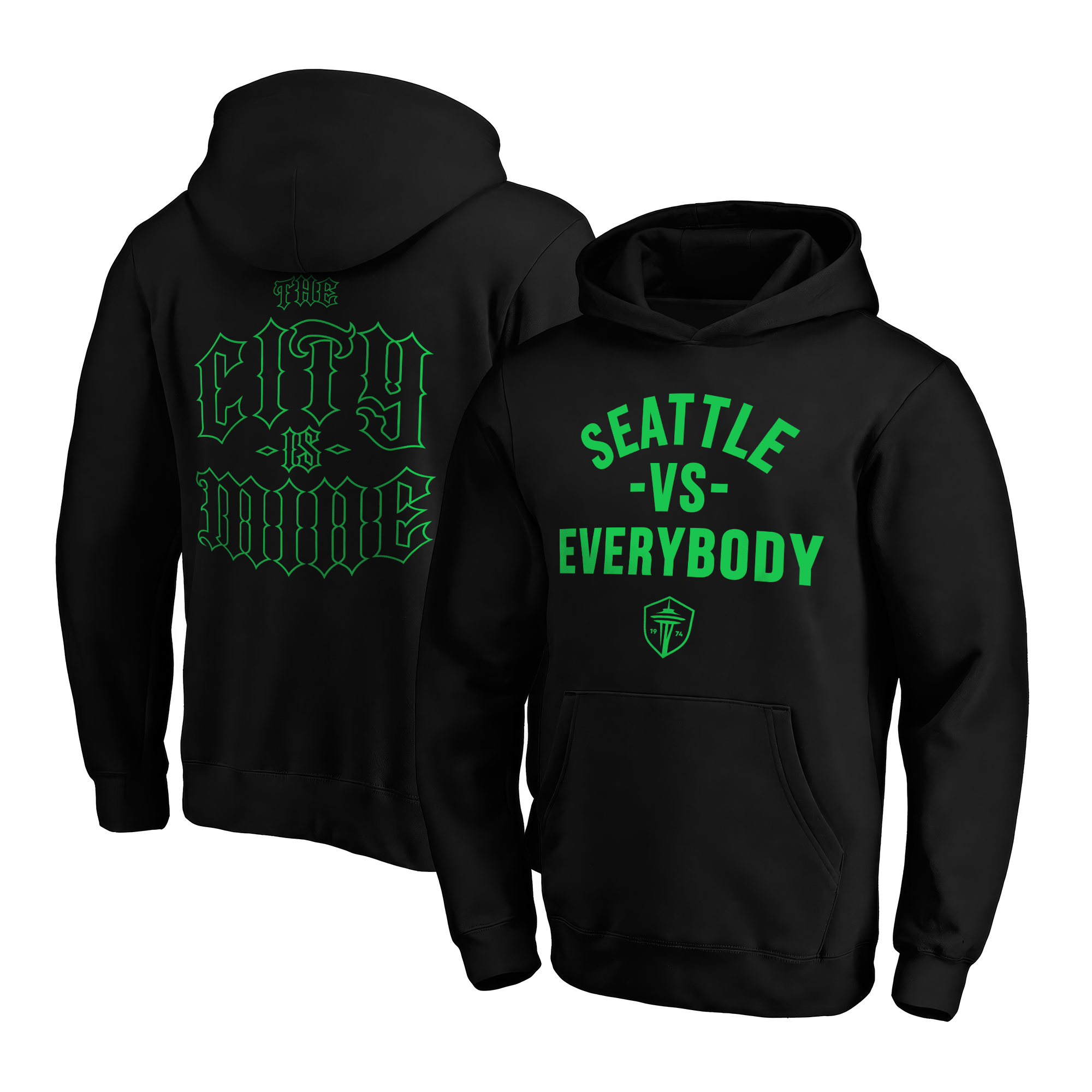 Planes Vs Everybody Seattle Sounders FC Hoodie