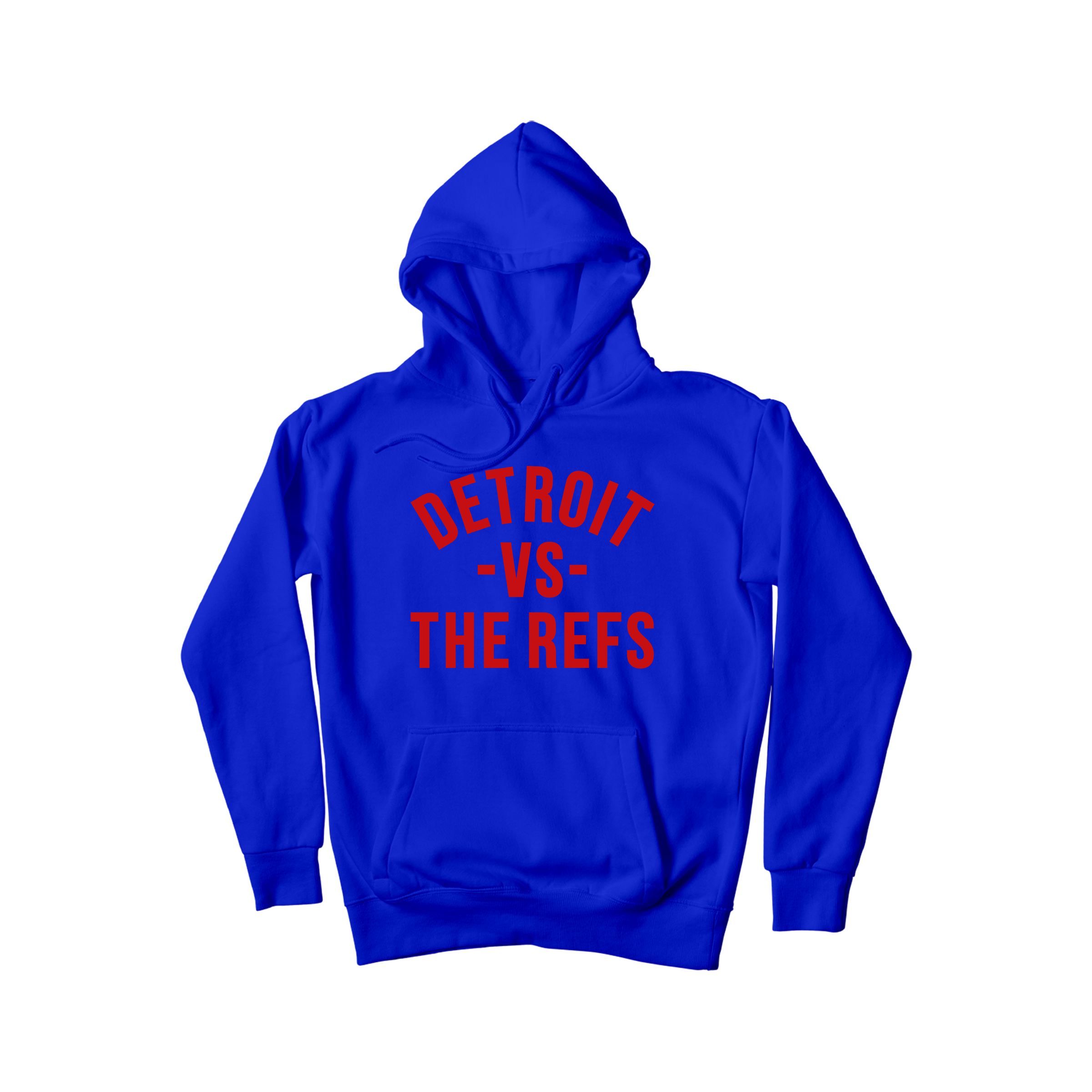 Detroit Vs The Refs Hoodie - Blue/Red