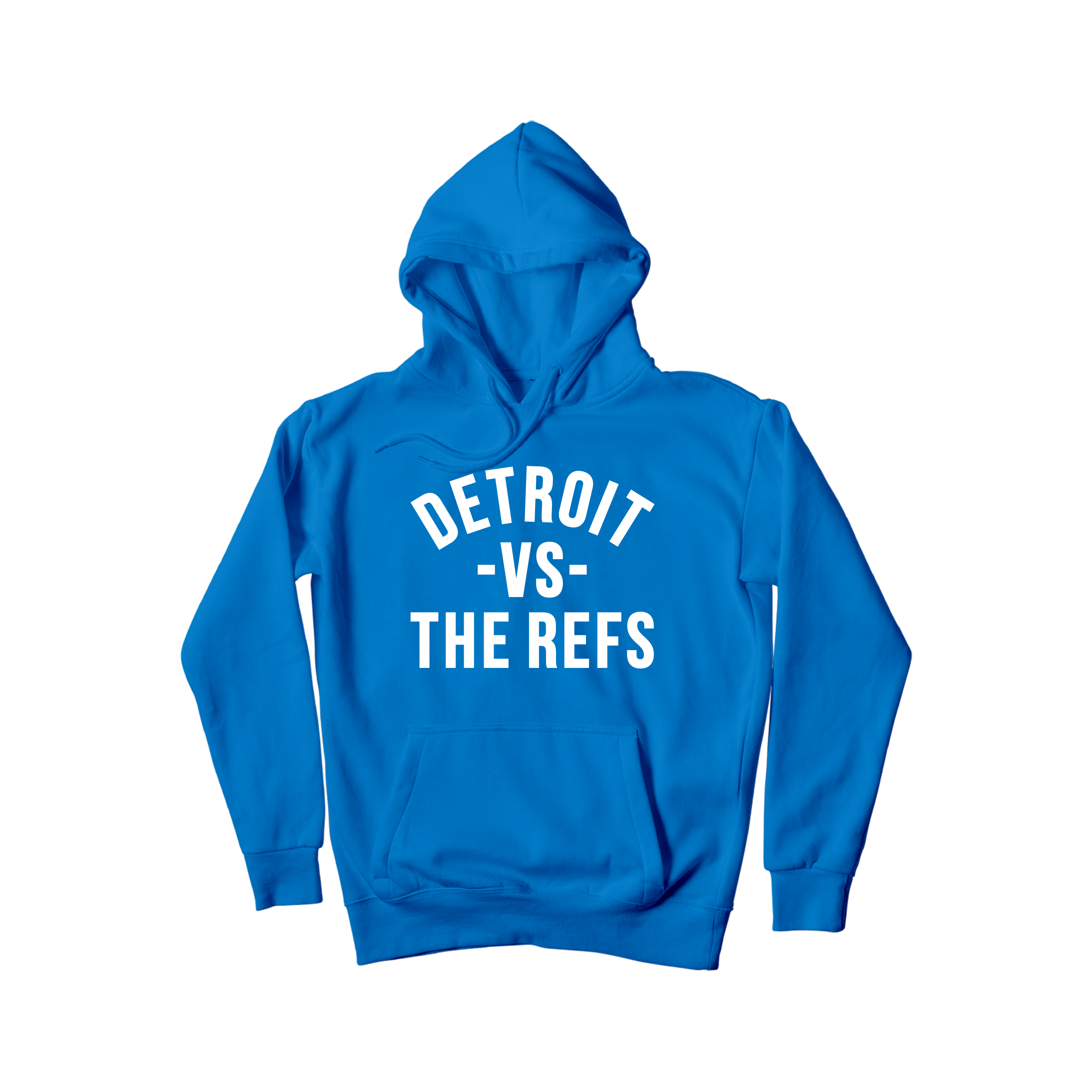 Detroit Vs The Refs Hoodie - Blue/White