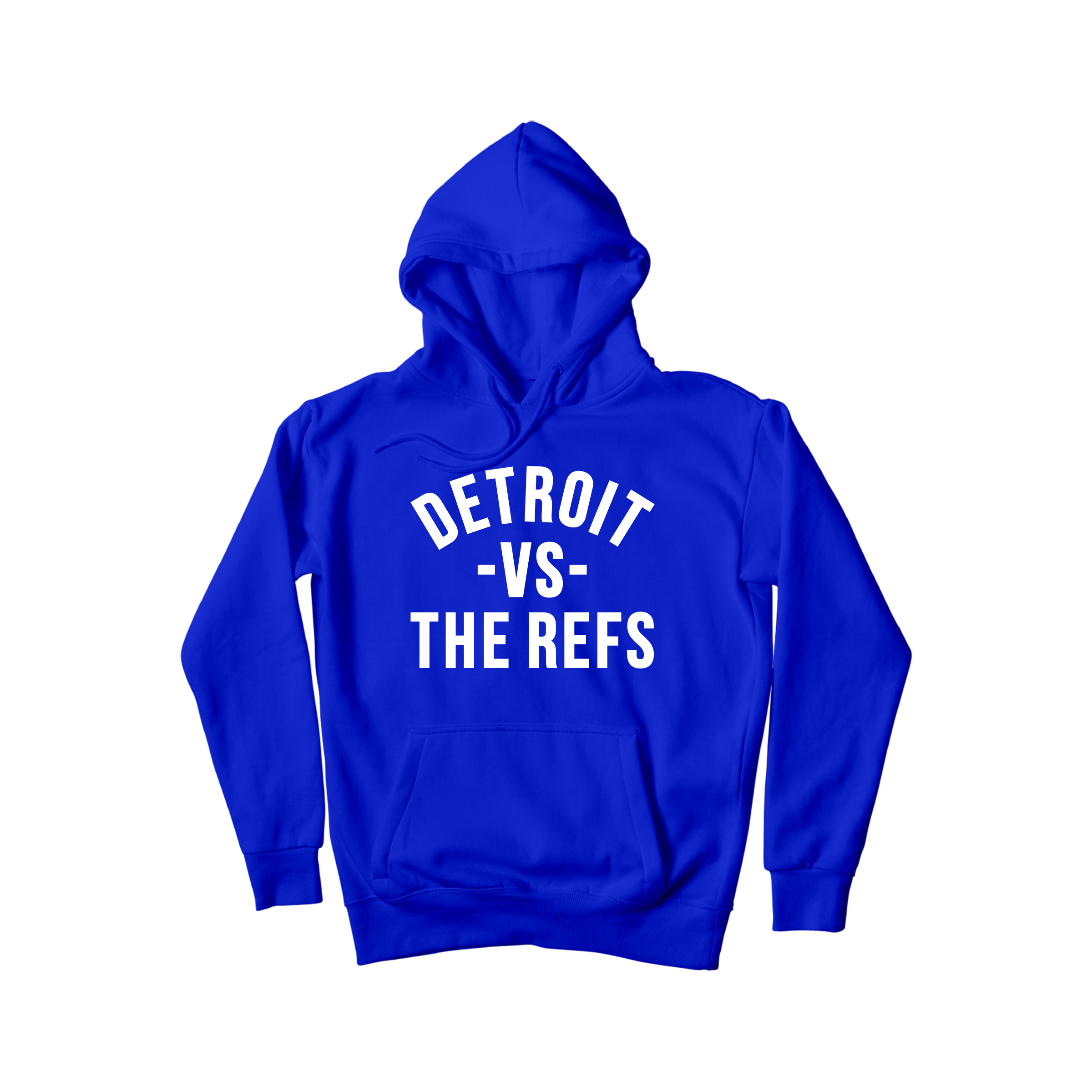 Detroit Vs The Refs Hoodie - Blue/White