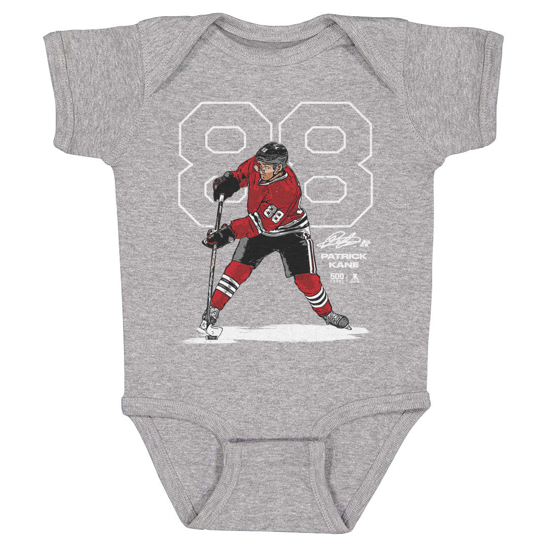 Patrick Kane Chicago Outline WHT