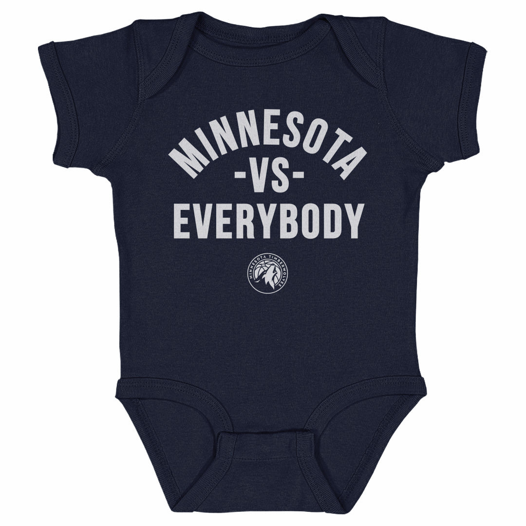 Minnesota Timberwolves Vs. Everybody Baby Onesie