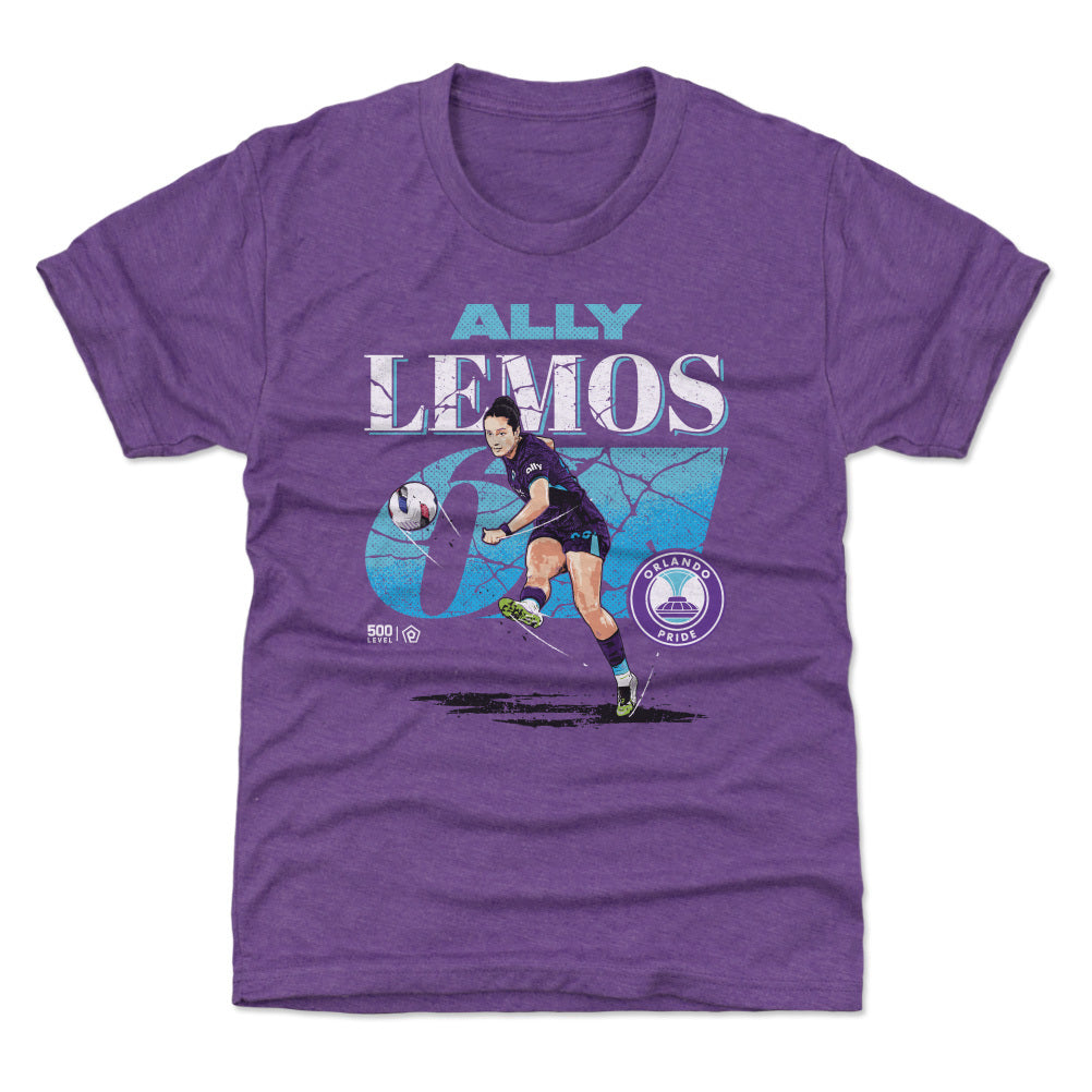 Ally Lemos Orlando Pride Cracked Number WHT
