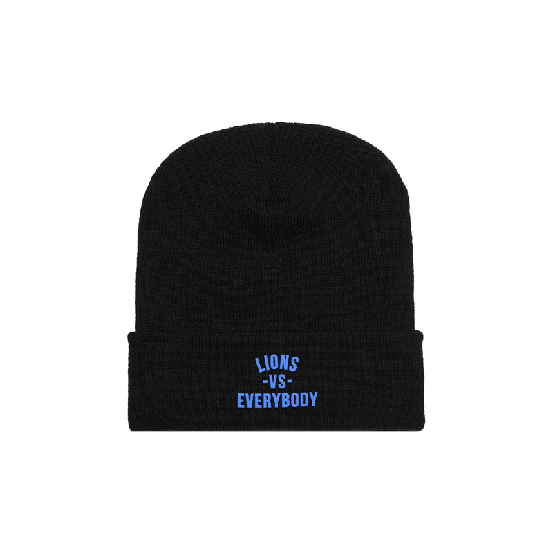 Lions Vs Everybody Skullie - Black/Blue