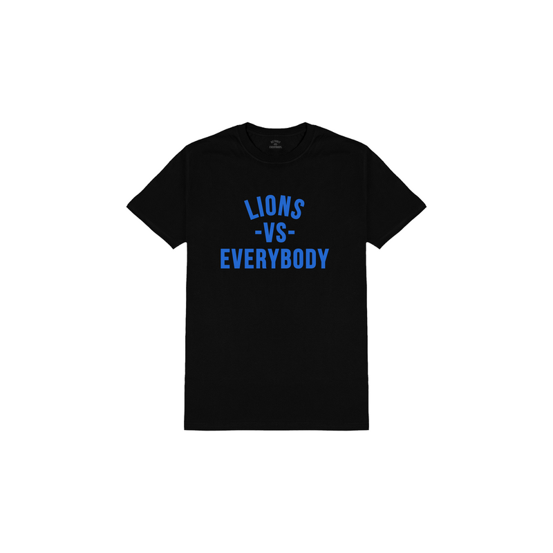 Lions Vs Everybody Tee - Black/Blue
