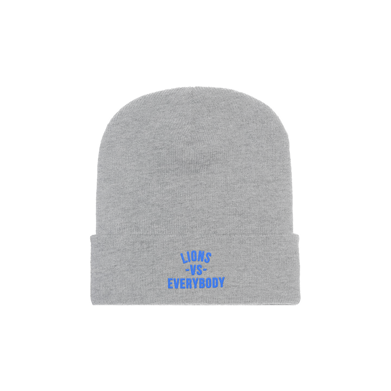 Lions Vs Everybody Skullie - Grey/Blue