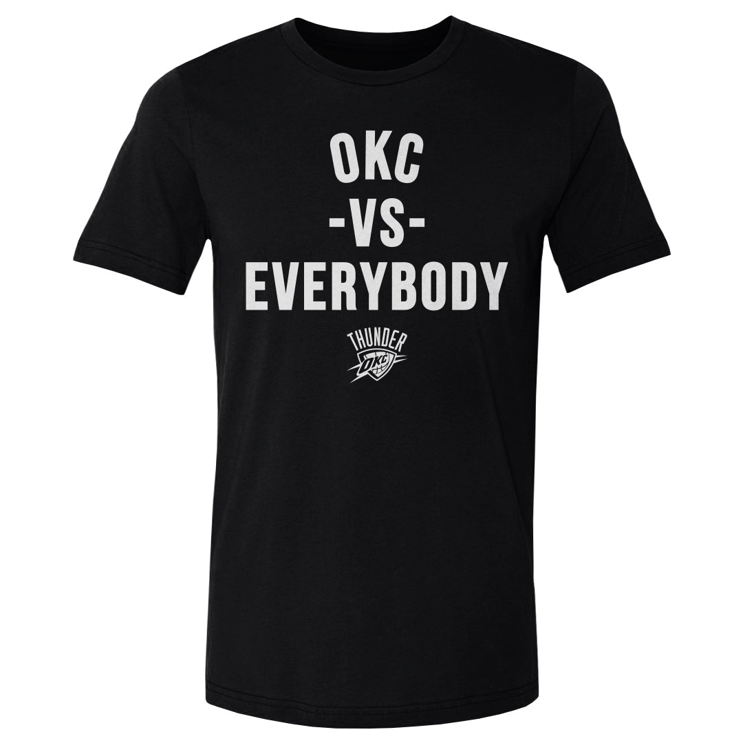 Oklahoma City Thunder Vs. Everybody Men's Cotton Tee