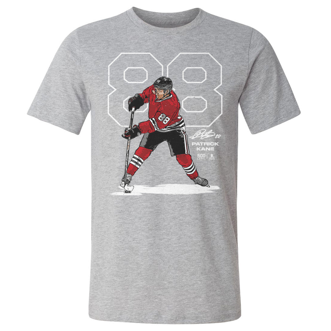 Patrick Kane Chicago Outline WHT