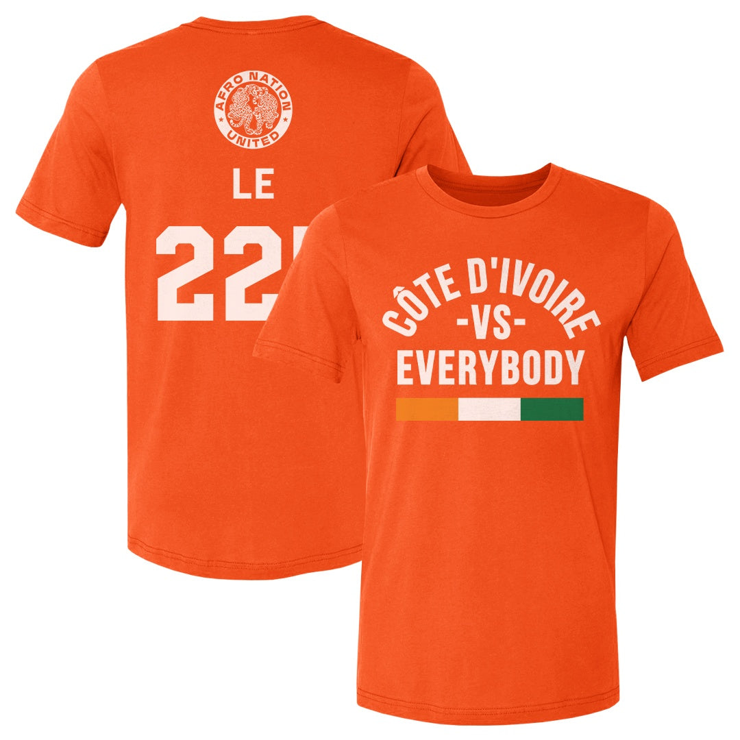 Cote D'Ivoire Vs. Everbody Afro Nation F&B WHT