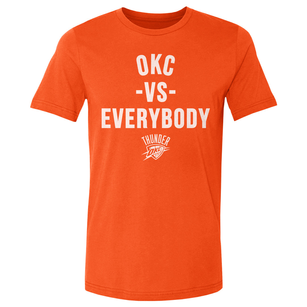 Oklahoma City Thunder Vs. Everybody Men's Cotton Tee