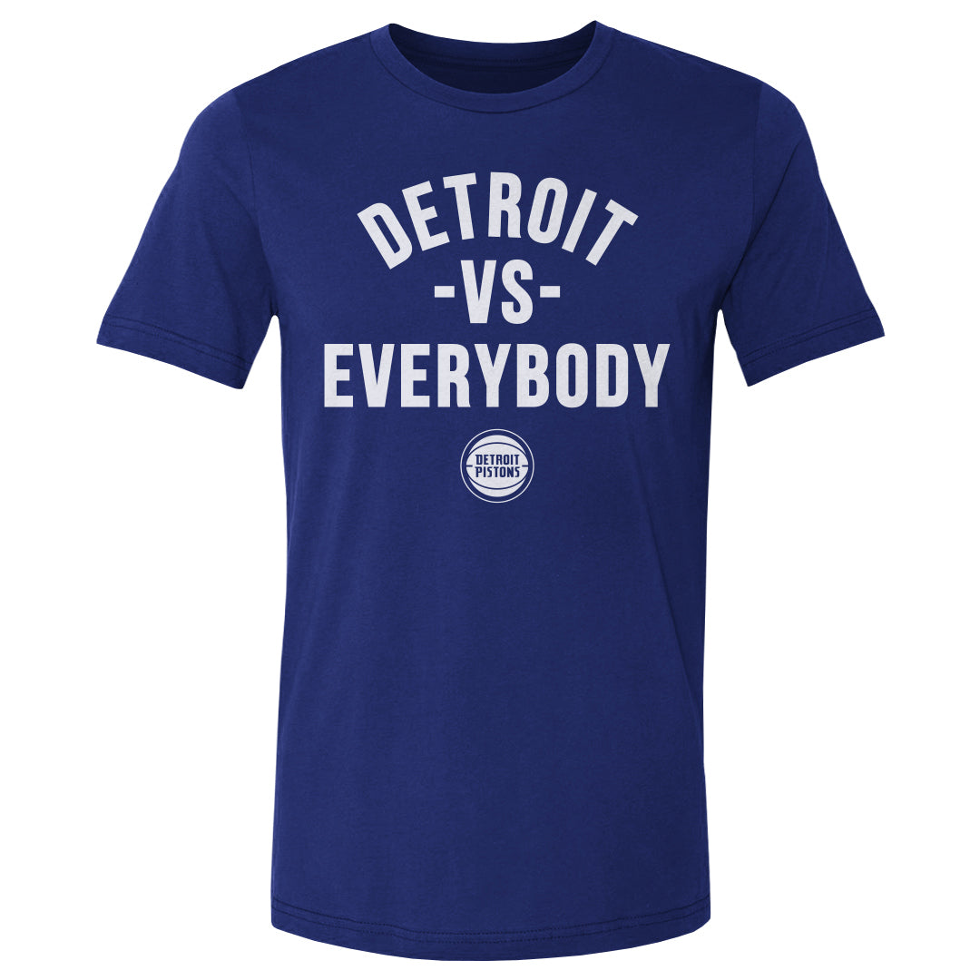 Detroit Pistons Vs. Everybody Men's Cotton Tee