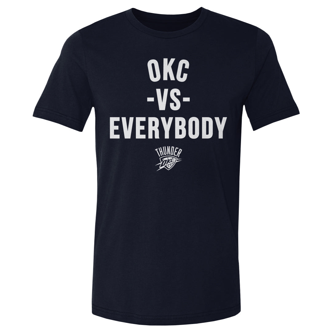 Oklahoma City Thunder Vs. Everybody Men's Cotton Tee