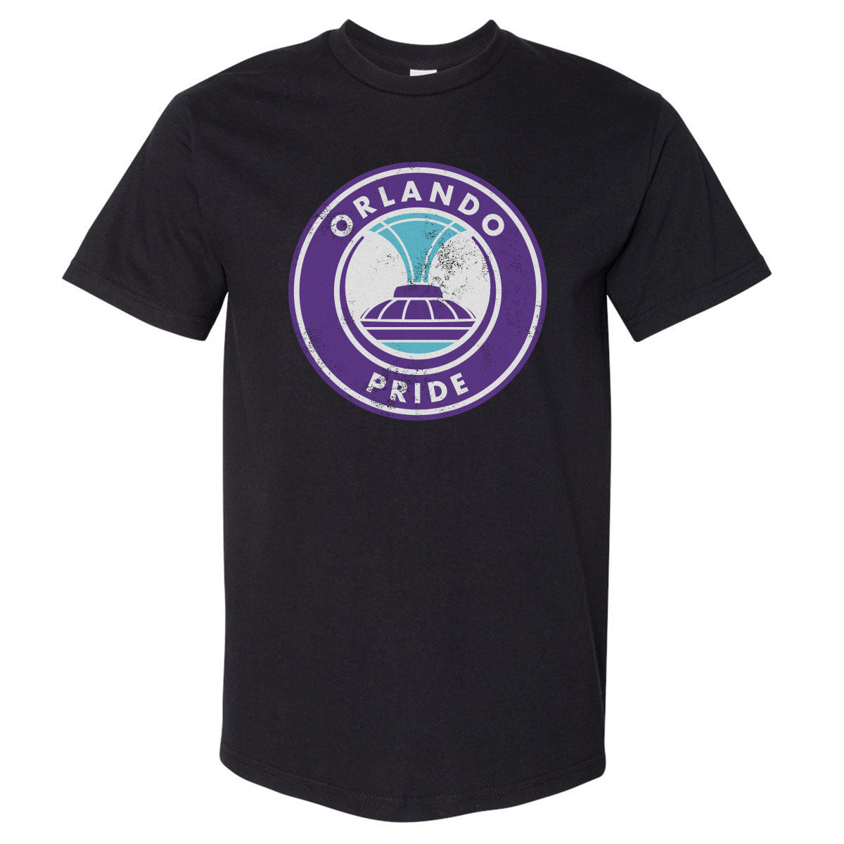 Orlando Pride Vintage Primary Logo WHT