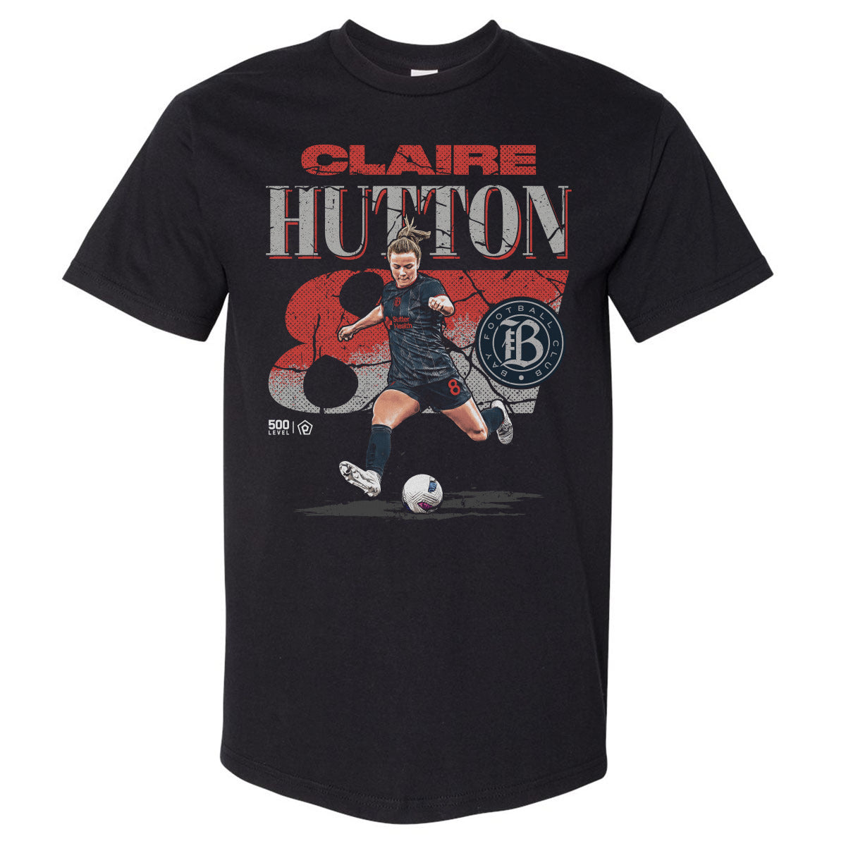 Claire Hutton Bay FC Cracked Number WHT