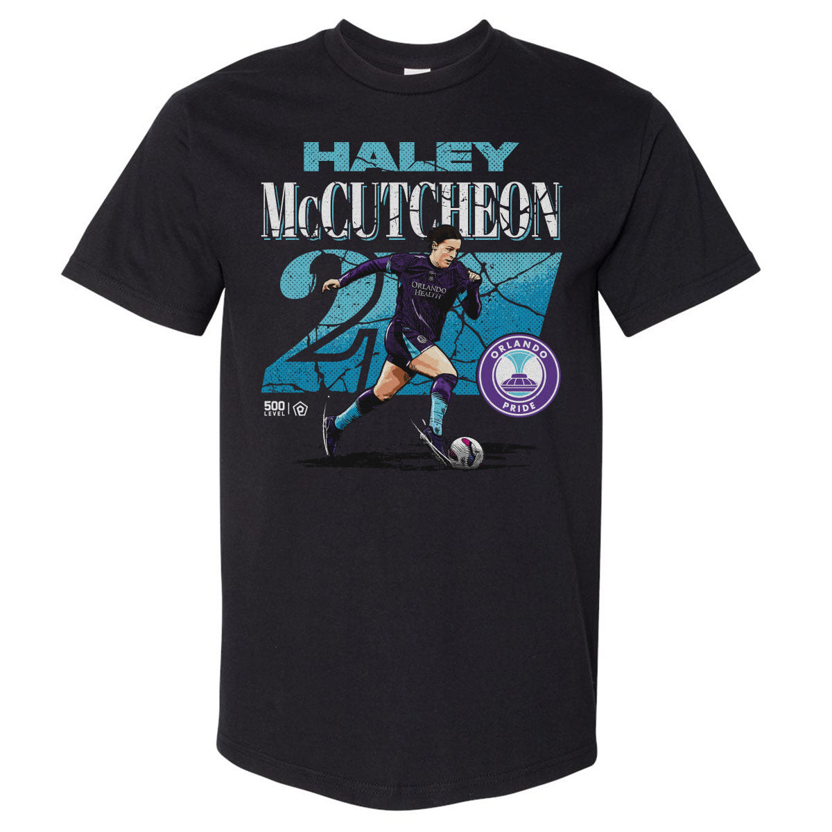 Haley McCutcheon Orlando Pride Cracked Number WHT