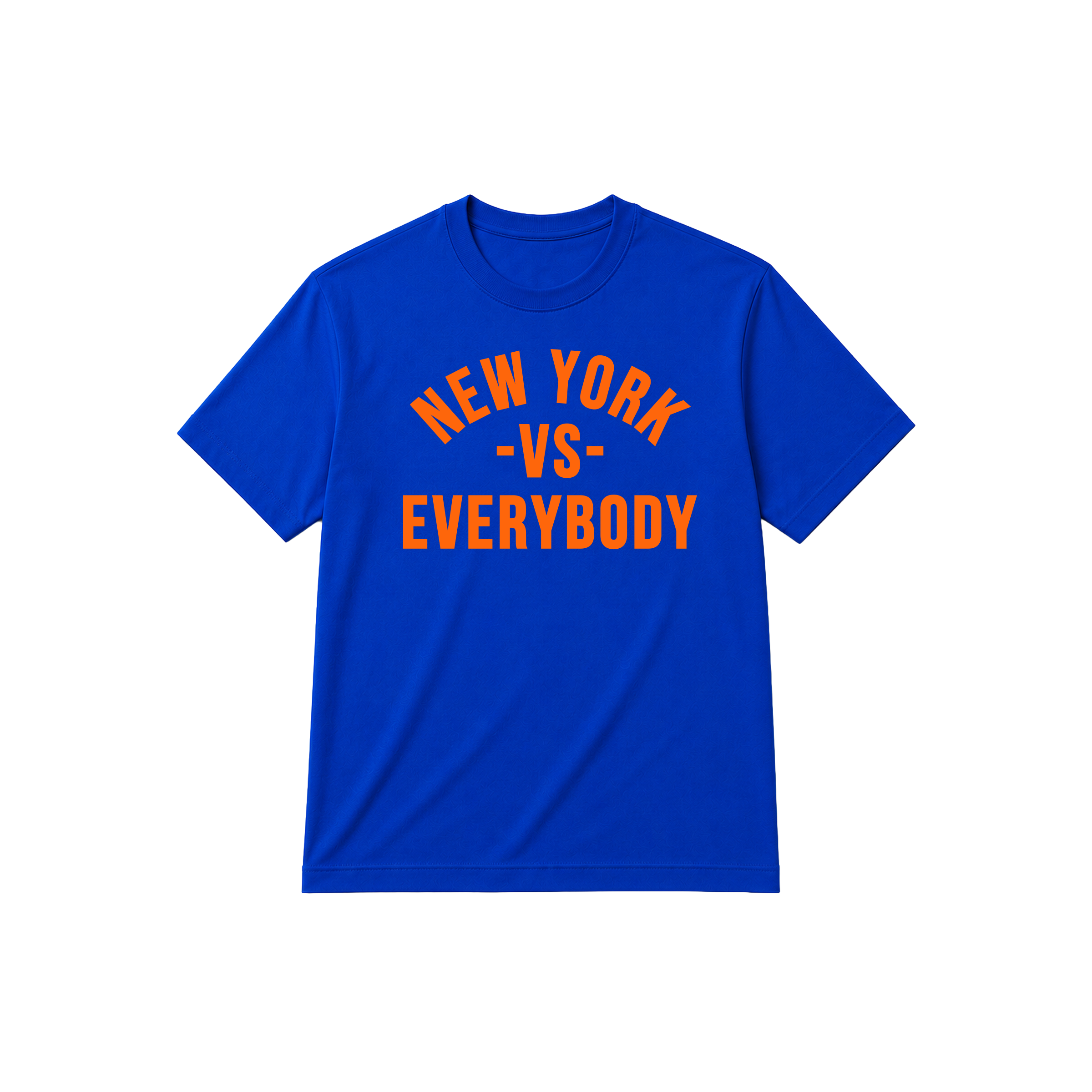 New York Vs Everybody Tee -Blue/Orange