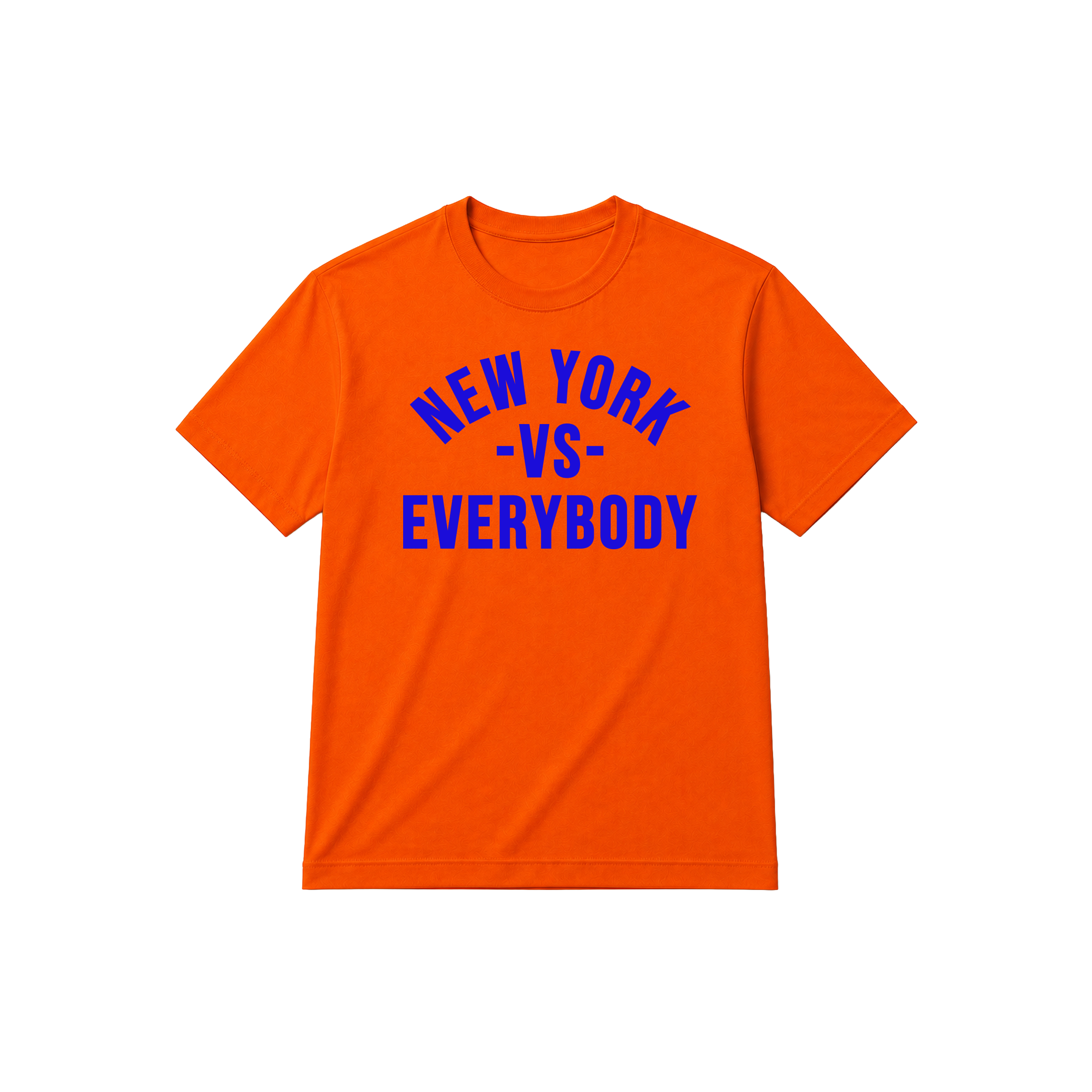 New York Vs Everybody Tee - Orange/Blue
