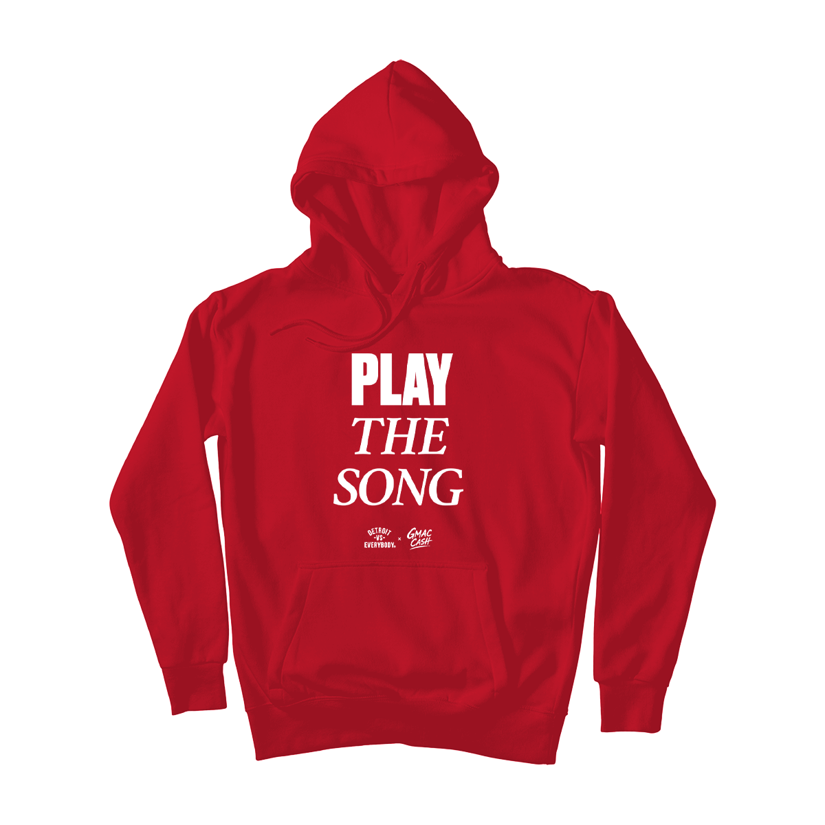 Gmac Cash x DVE - Play The Song Hoodie Red