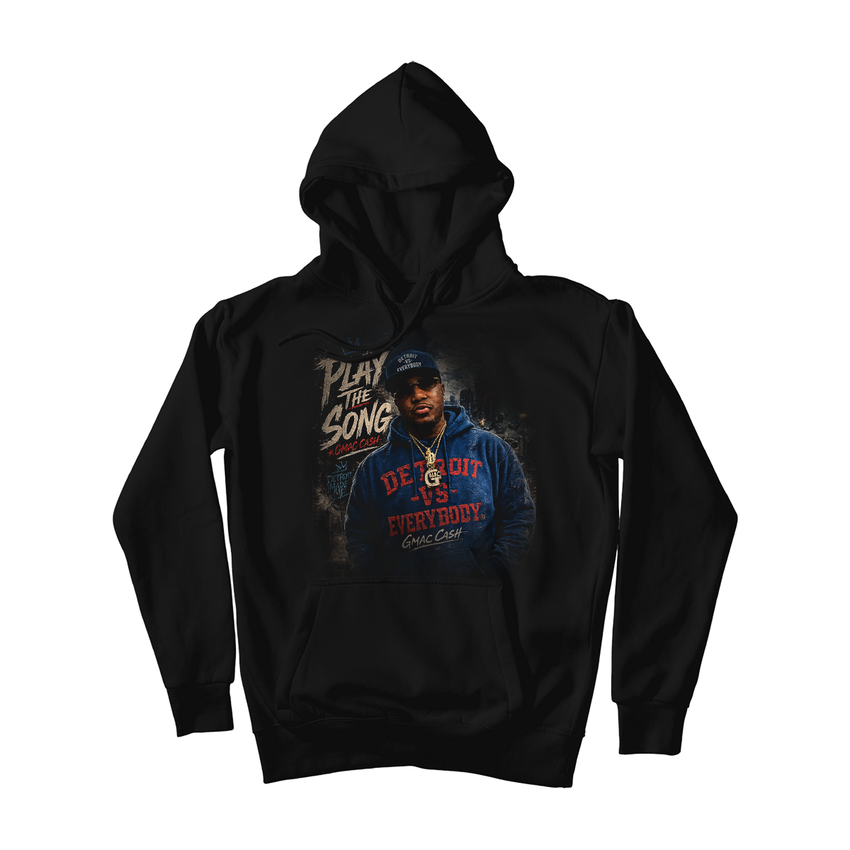 Gmac Cash x DVE - Play The Song Hoodie Black