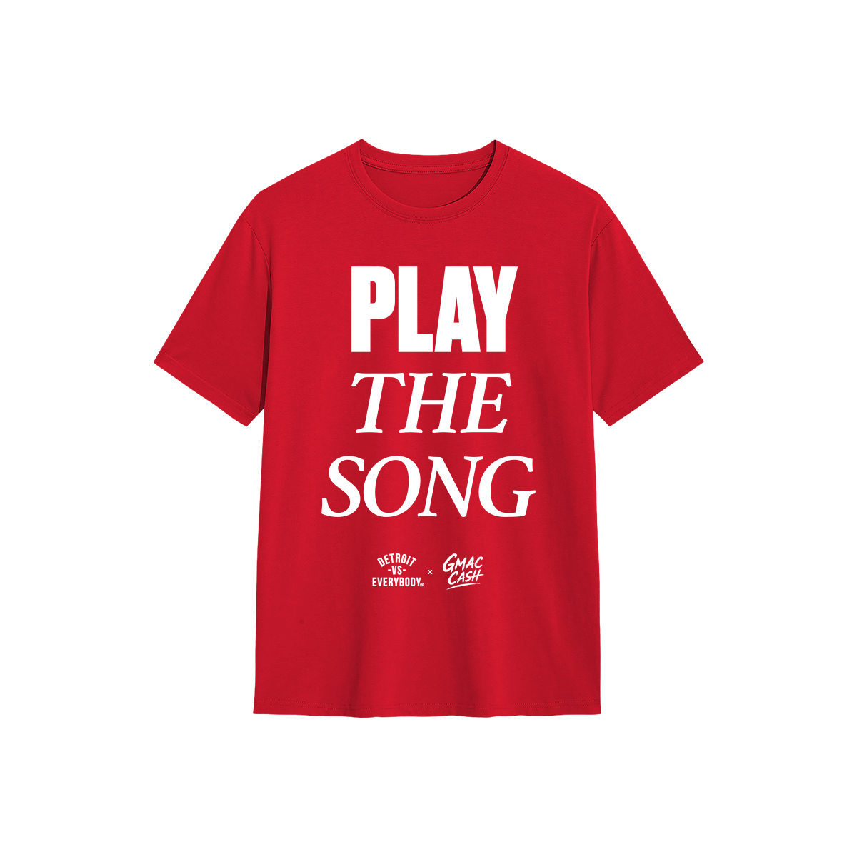 Gmac Cash x DVE - Play The Song Tee Red