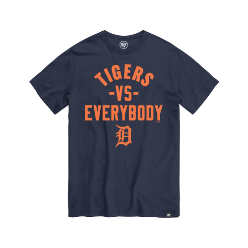 Tigers Vs Everybody Tee - Navy/Orange