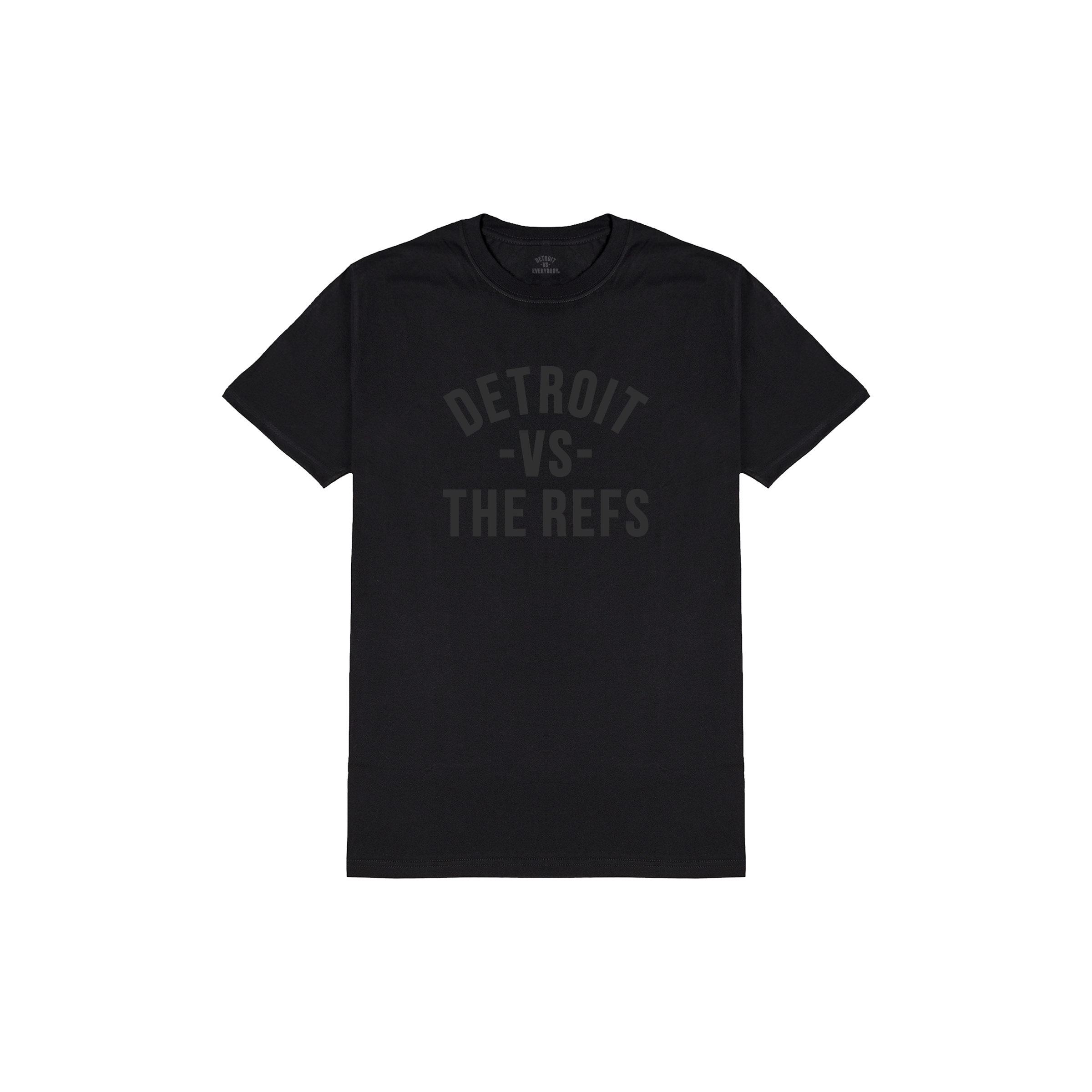 Detroit Vs The Refs Tee - Black/Black