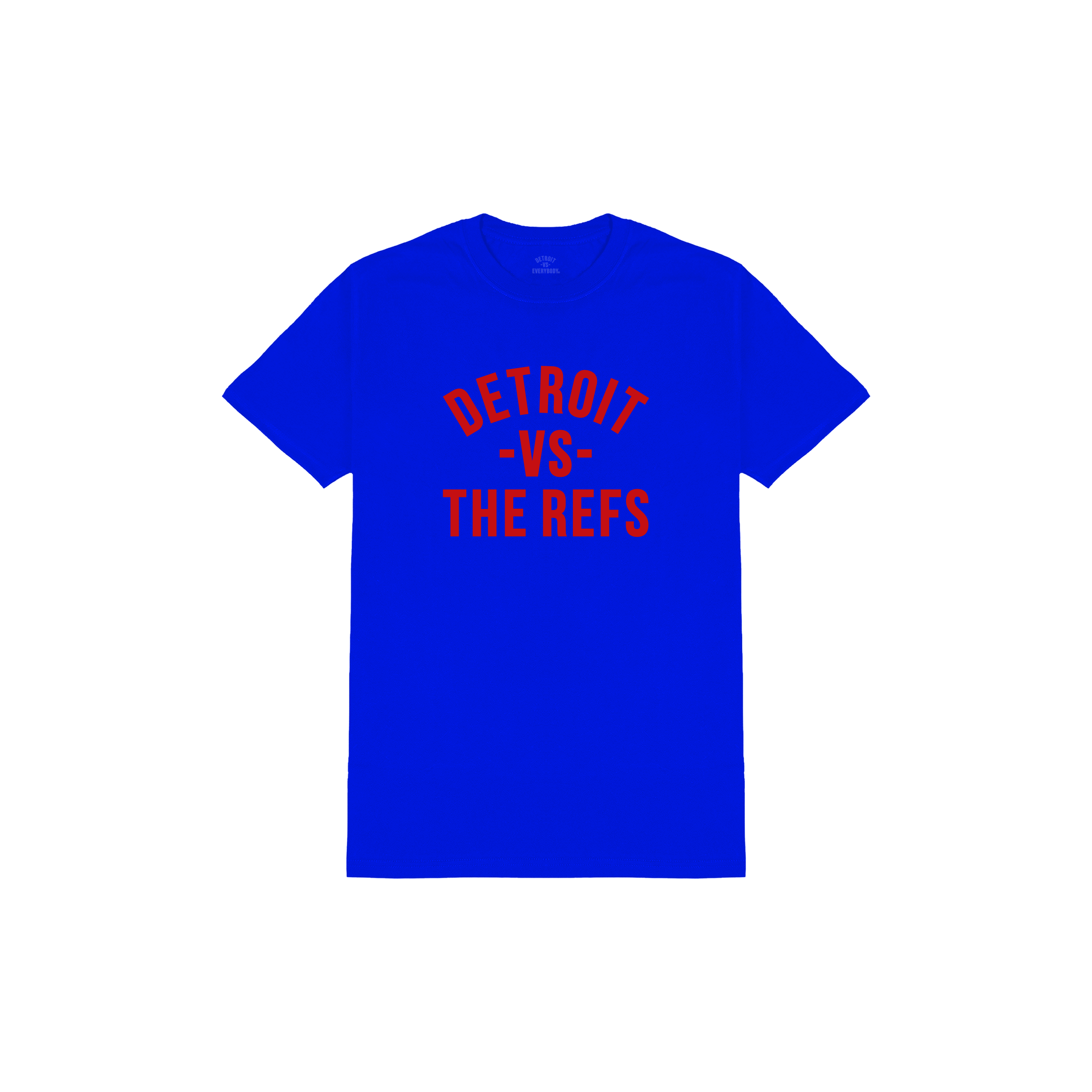 Detroit Vs The Refs Tee - Blue/Red