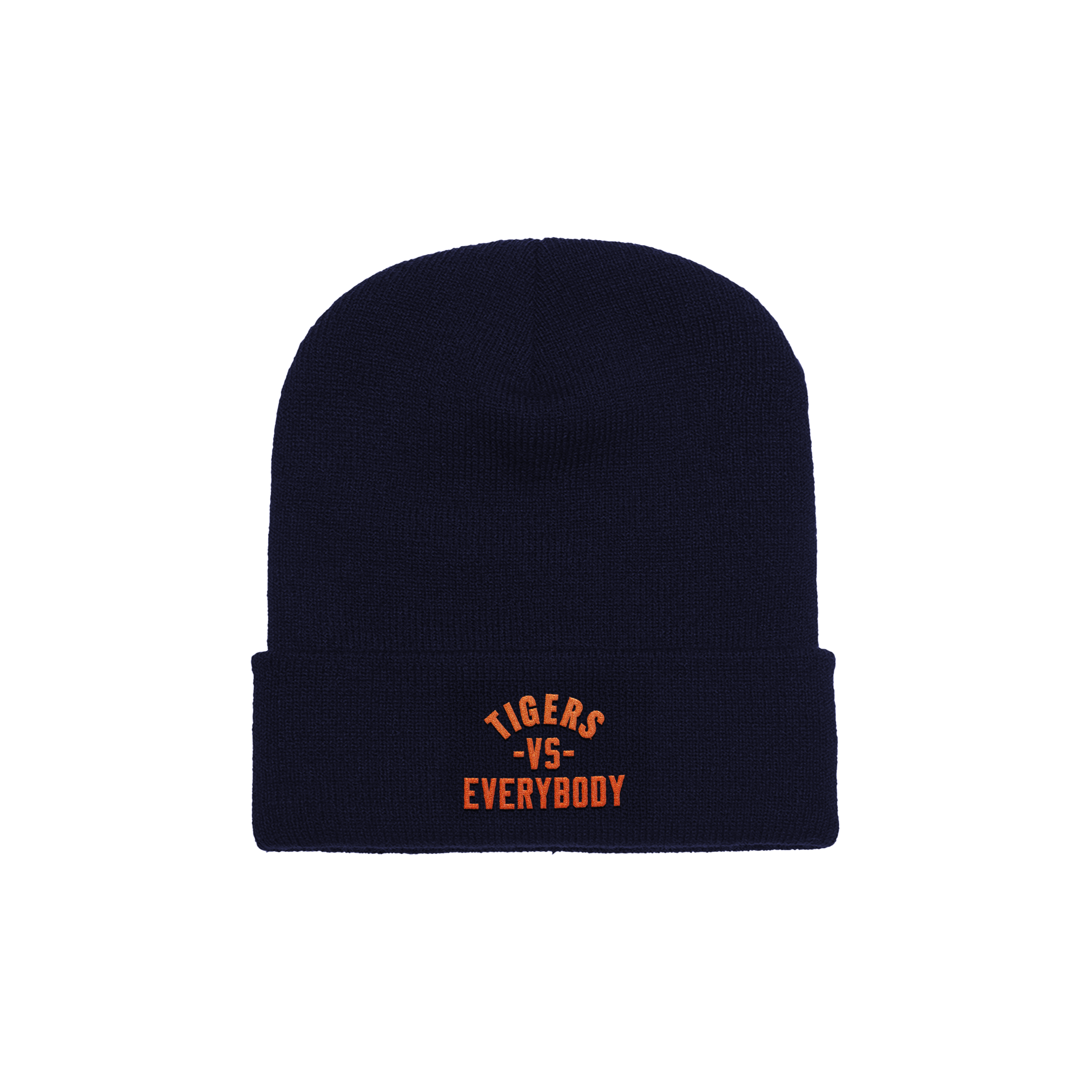Tigers Vs Everybody Skullie - Navy/Orange
