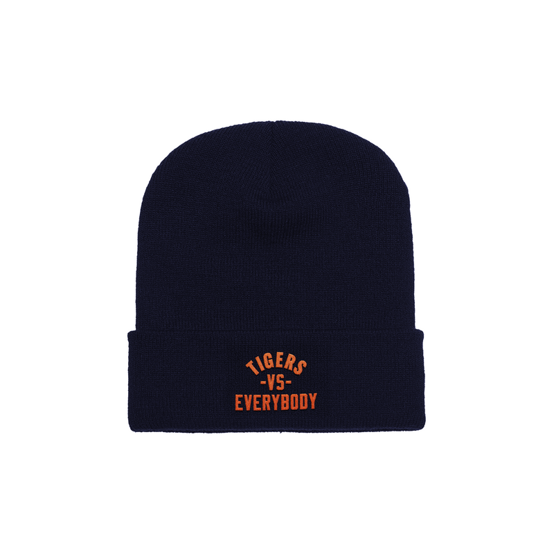 Tigers Vs Everybody Skullie - Navy/Orange