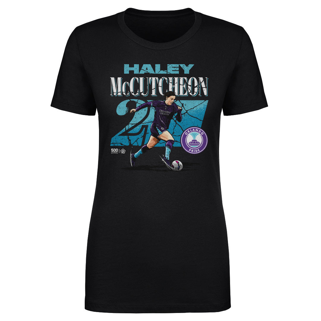 Haley McCutcheon Orlando Pride Cracked Number WHT