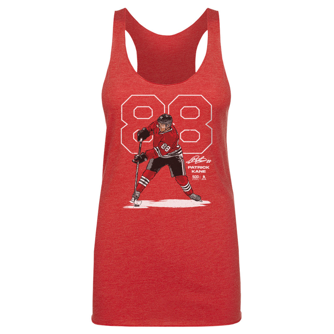 Patrick Kane Chicago Outline WHT