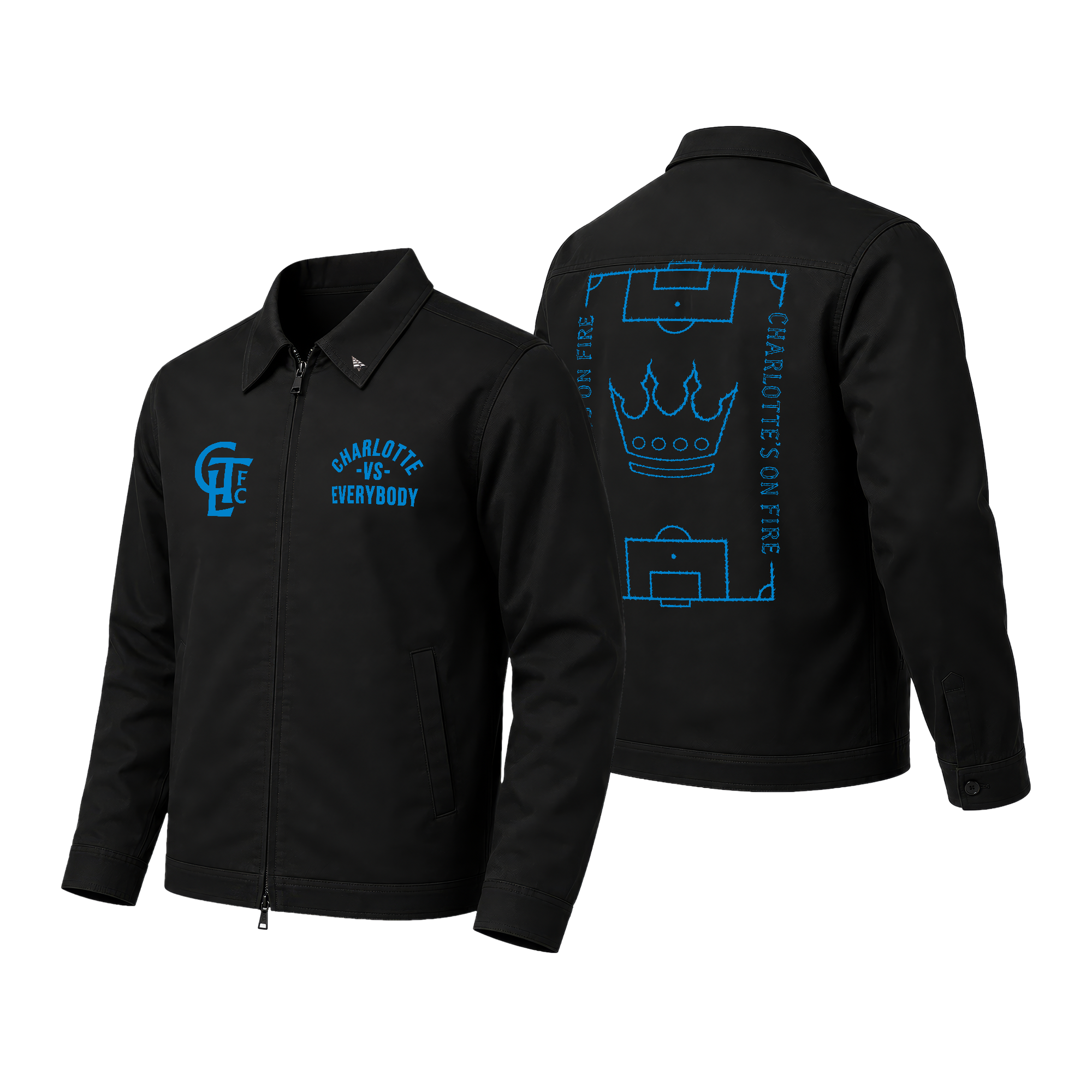Planes Vs Everybody Charlotte FC Work Jacket
