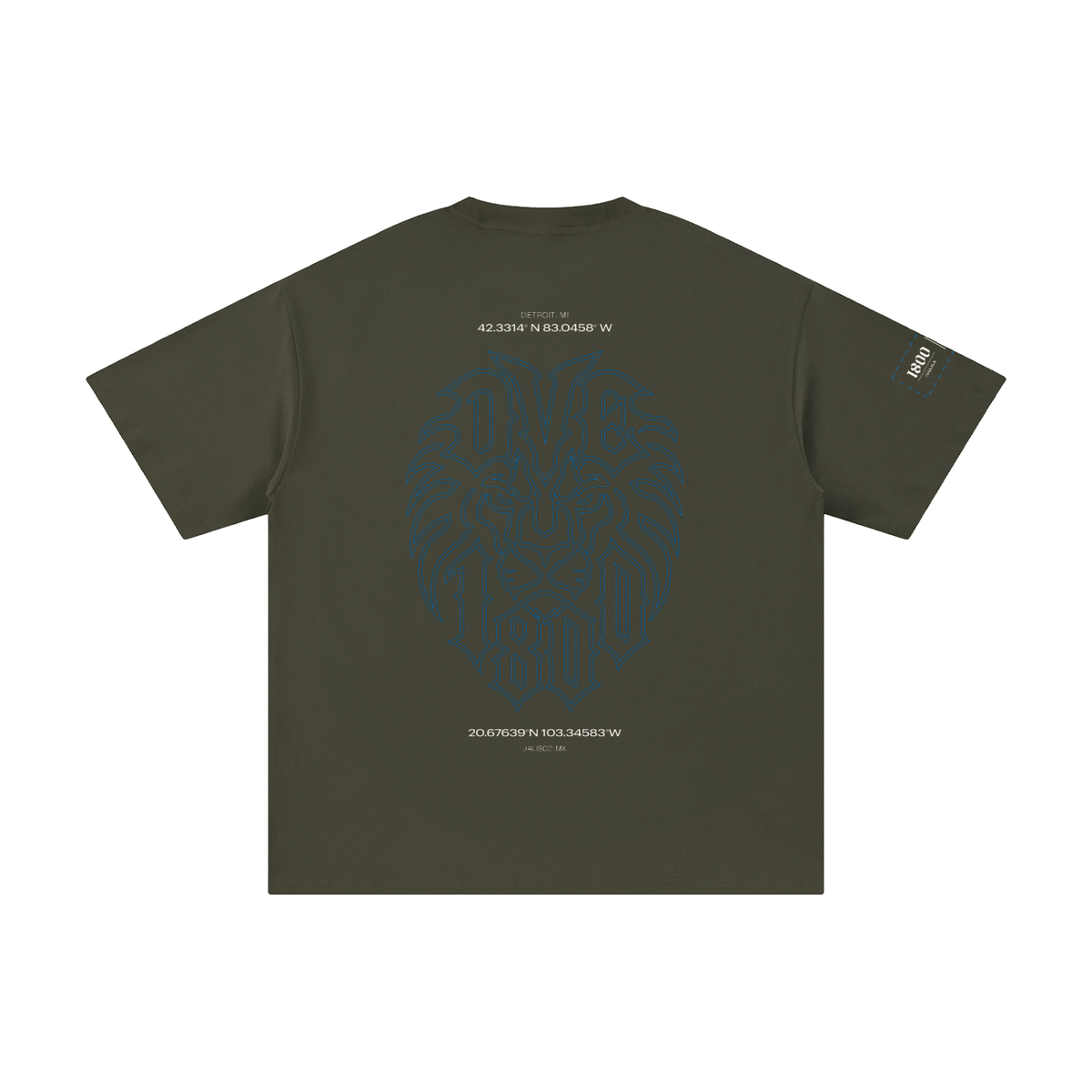 Detroit Loves Tequila Roar Tee