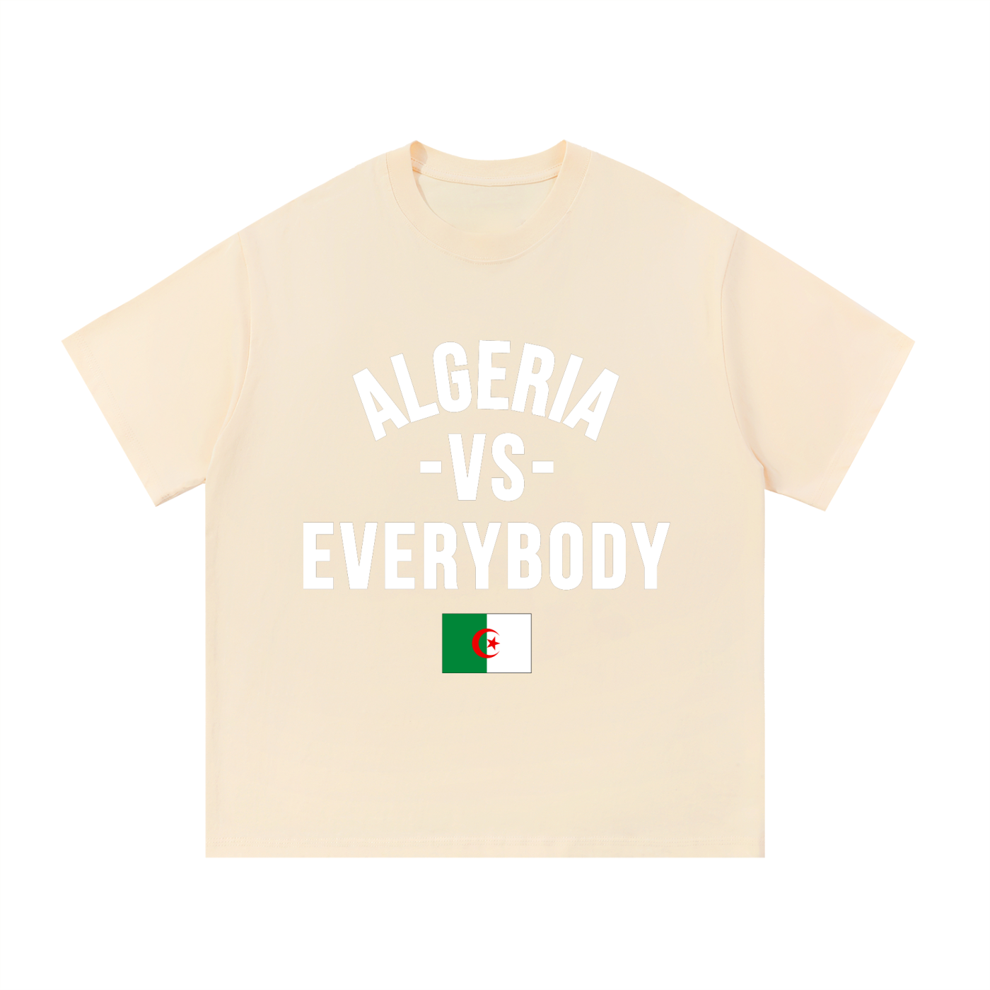 Algeria Vs Everybody Essential Cotton T-Shirt