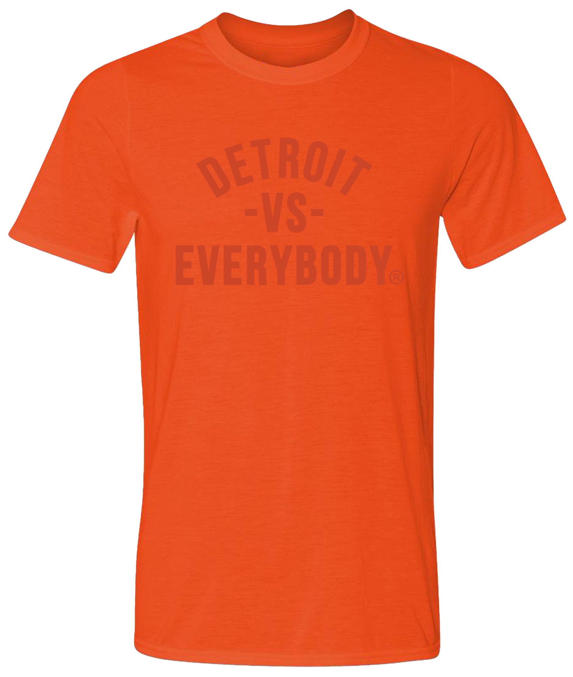 Detroit Vs Everybody T-Shirt- Orange/Orange image 0