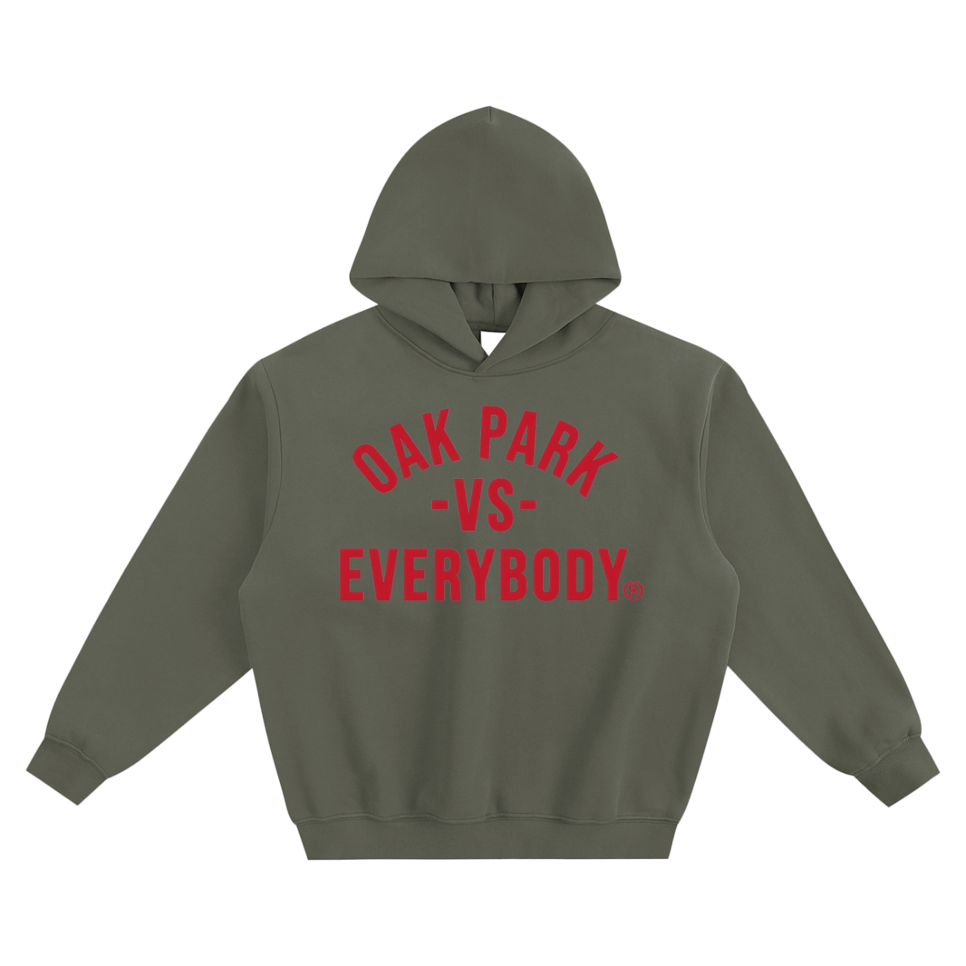 Oak Park Vs Everybody Fleeced Boxy Hoodie