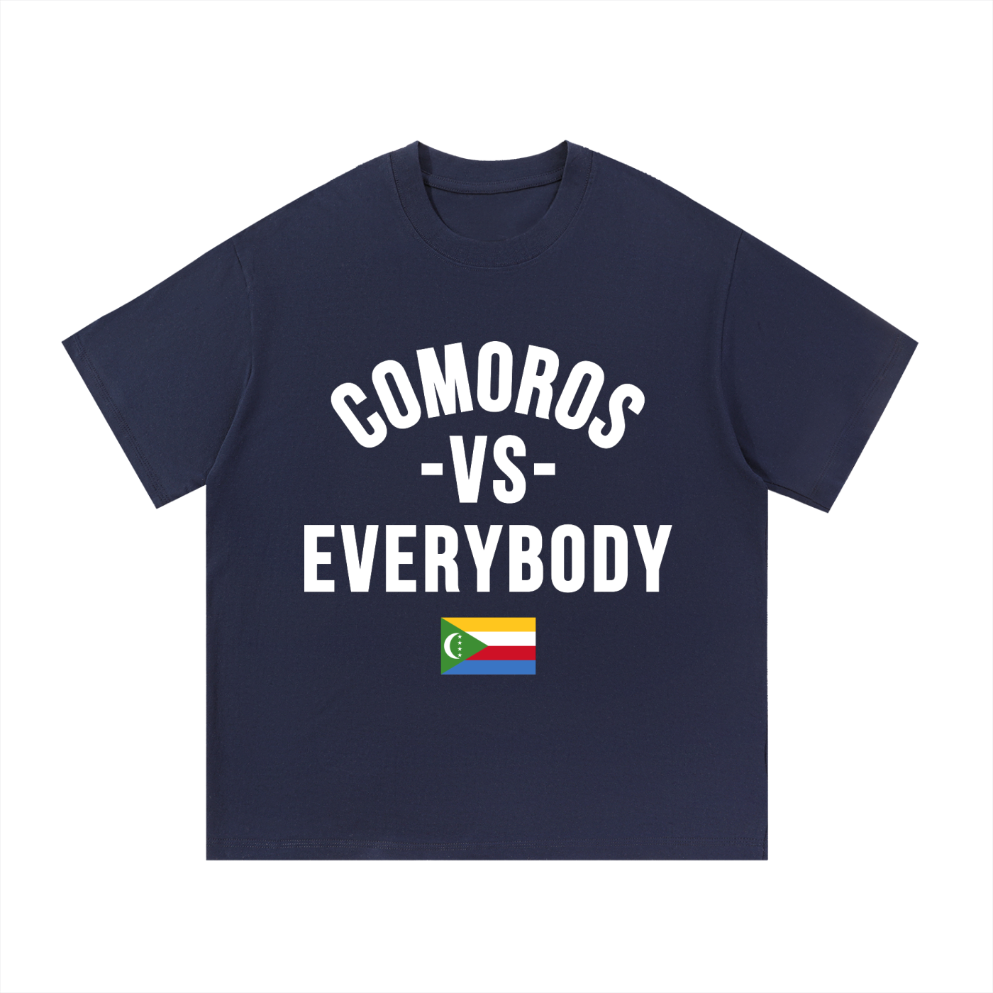 Comoros Vs Everybody Essential Cotton T-Shirt