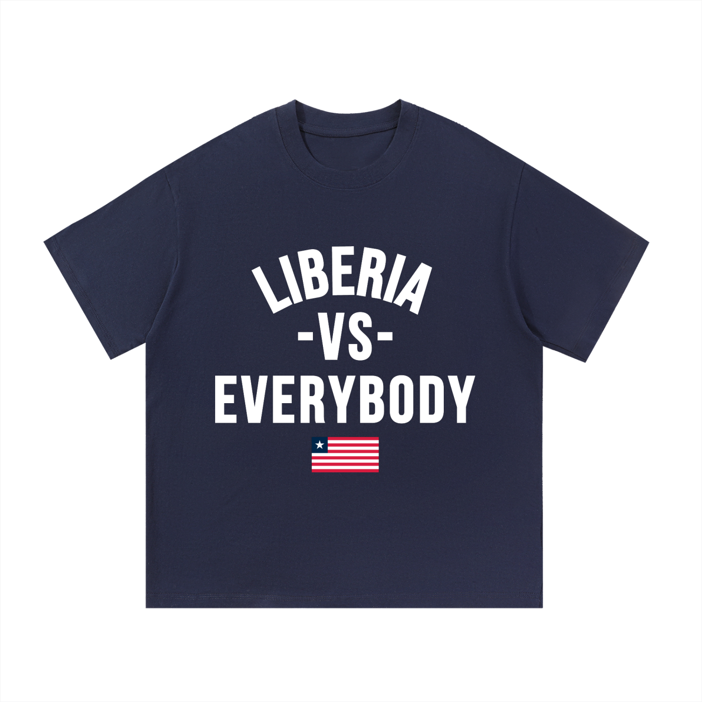 Liberia Vs Everybody Essential Cotton T-Shirt